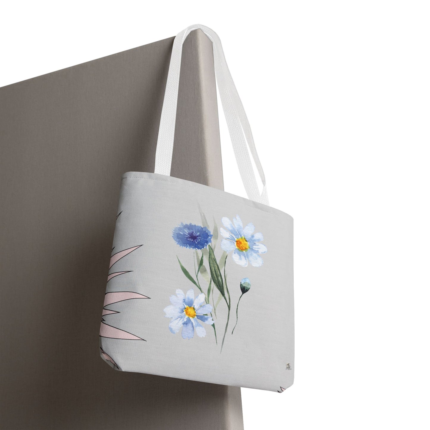 Charming Floral & Cute Bird Tote Bag, Eco-Friendly Shopping Bag, Great for Casual Outings, Gifts for Nature Lovers, Spring Accessories