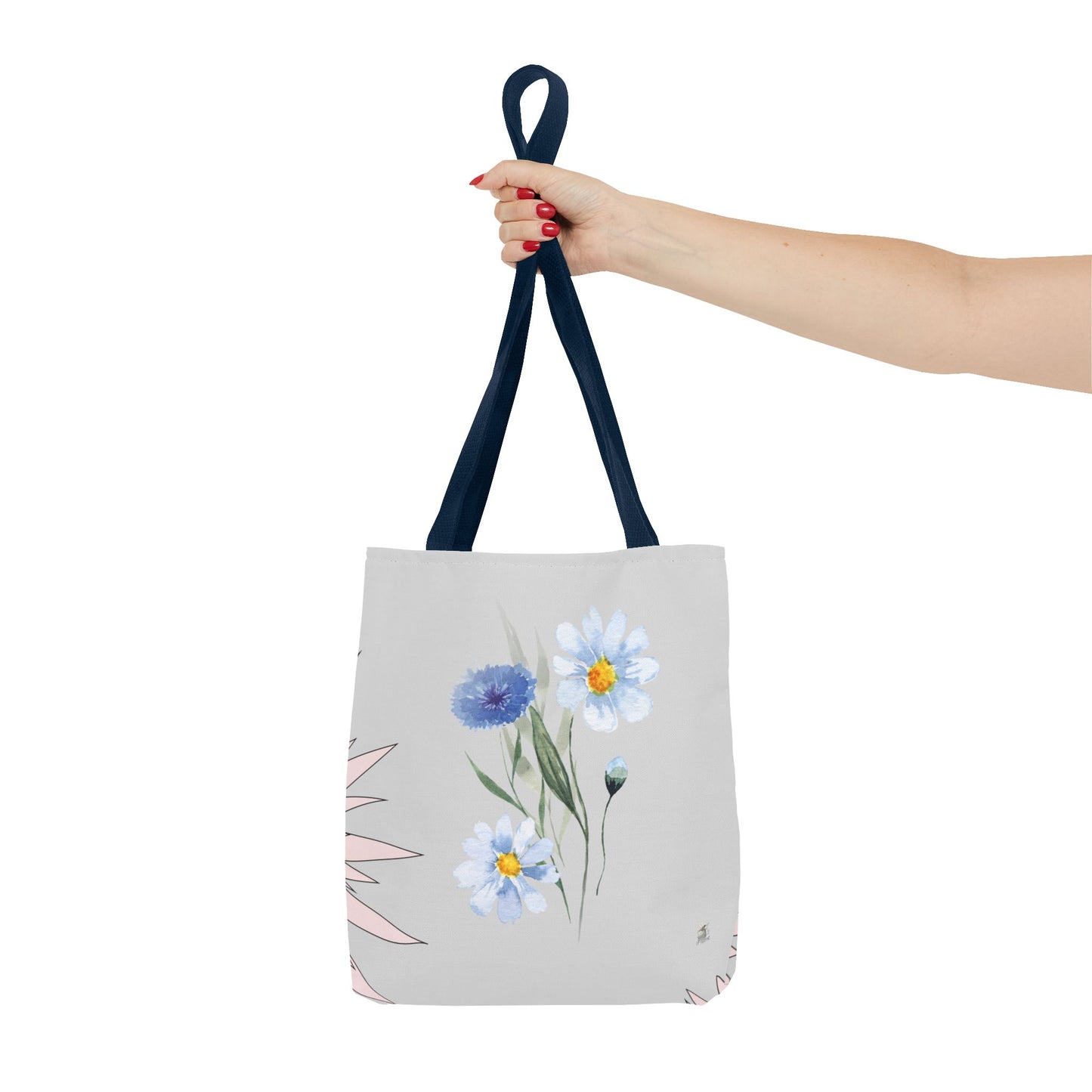 Charming Floral & Cute Bird Tote Bag, Eco-Friendly Shopping Bag, Great for Casual Outings, Gifts for Nature Lovers, Spring Accessories