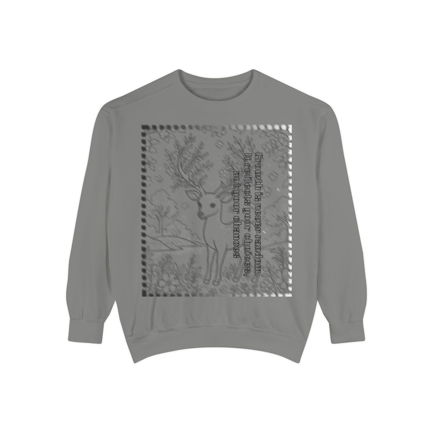 Stylish Unisex Sweatshirt with Deer Design, Cozy Autumn Loungewear, Gift for Him/Her, Perfect for Holidays, Nature Lovers