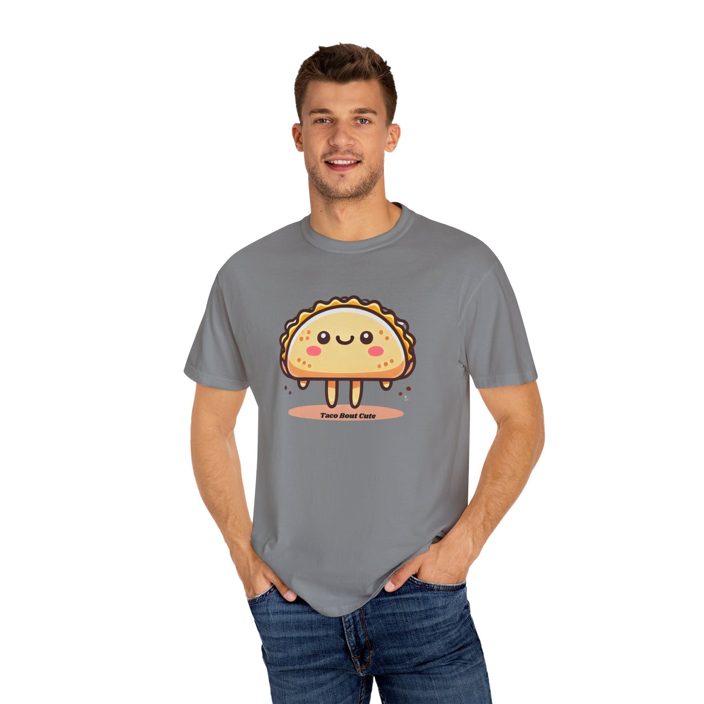 Cute Taco Graphic Tee, Unisex T-shirt, Foodie Gift, Valentine's Day Top, Casual Wear, Fun Snack Outfit