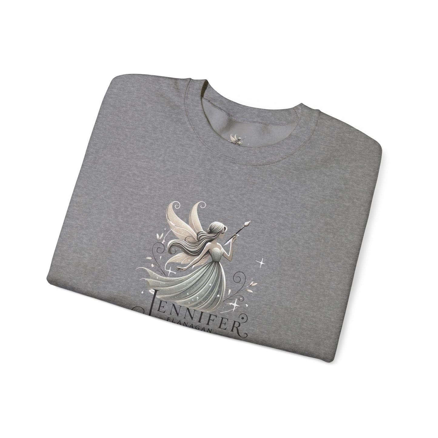 Whimsical Fairy Sweatshirt, Personalized Gift, Cozy Unisex Crewneck, Fantasy Themed Apparel, Unique Artwear, Perfect for Birthdays