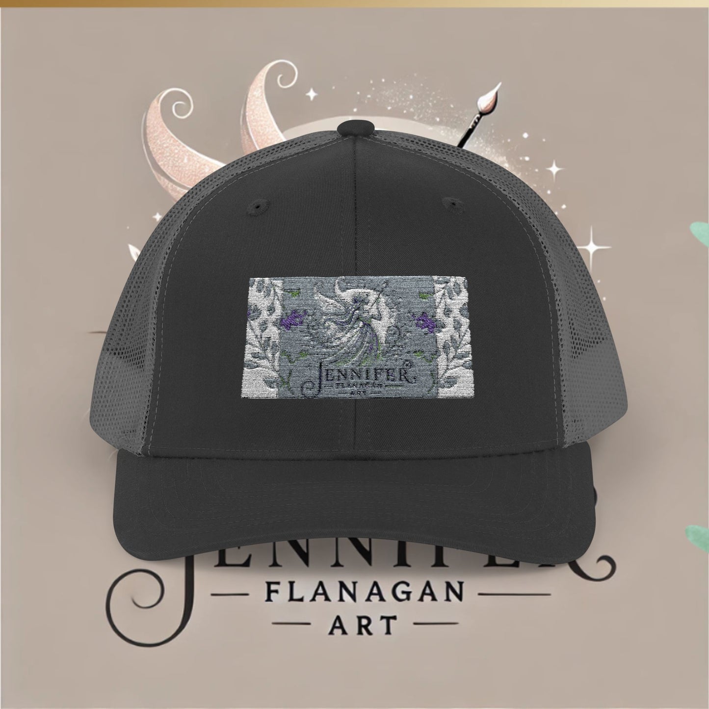 Trendy Snapback Trucker Cap with Unique Design, Casual Cap, Gift for Him/Her, Summer Accessory, Adjustable Hat, Streetwear Style