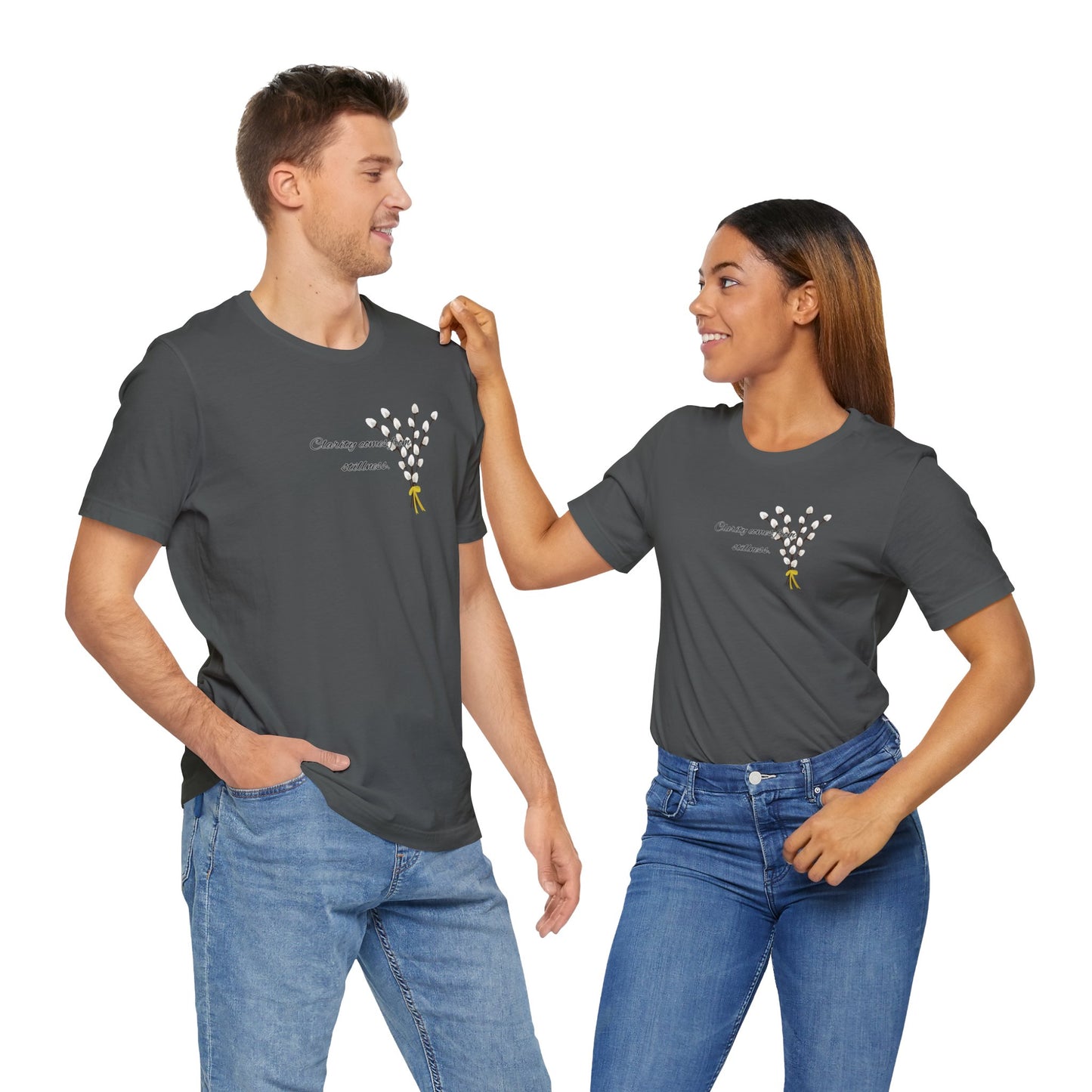Botanical Quote Tee - Unisex Jersey Short Sleeve T-Shirt, Casual Wear, Gift for Nature Lovers, Spring Outfit, Everyday Style