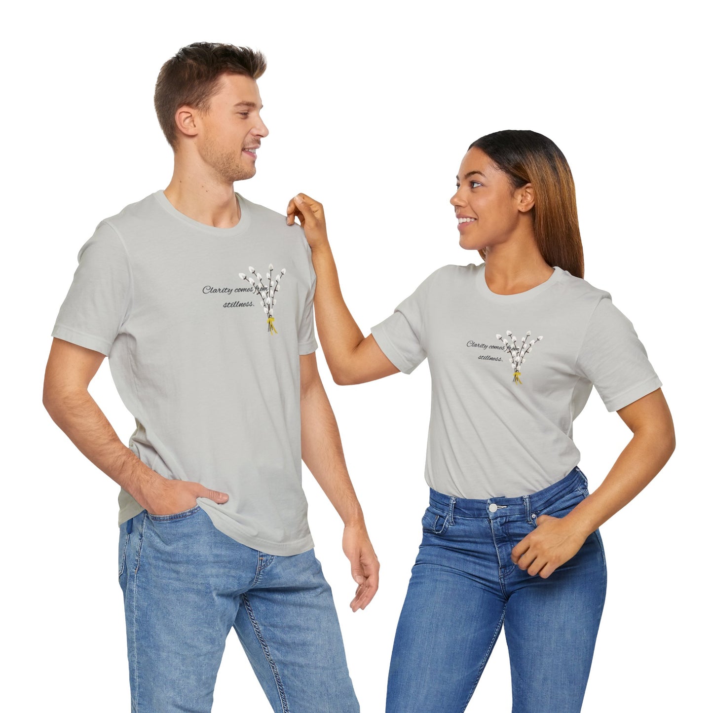 Botanical Quote Tee - Unisex Jersey Short Sleeve T-Shirt, Casual Wear, Gift for Nature Lovers, Spring Outfit, Everyday Style