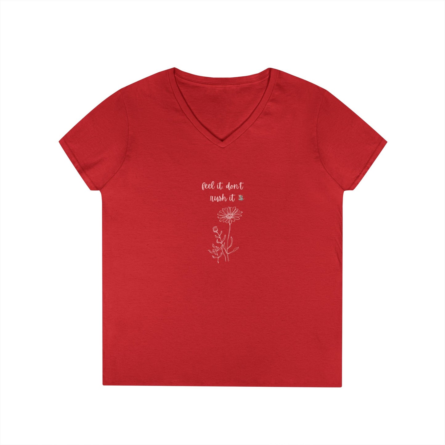 Chic Ladies' V-Neck T-Shirt, Casual Tee, Comfortable Fashion, Everyday Wear, Gift for Her, Summer Style