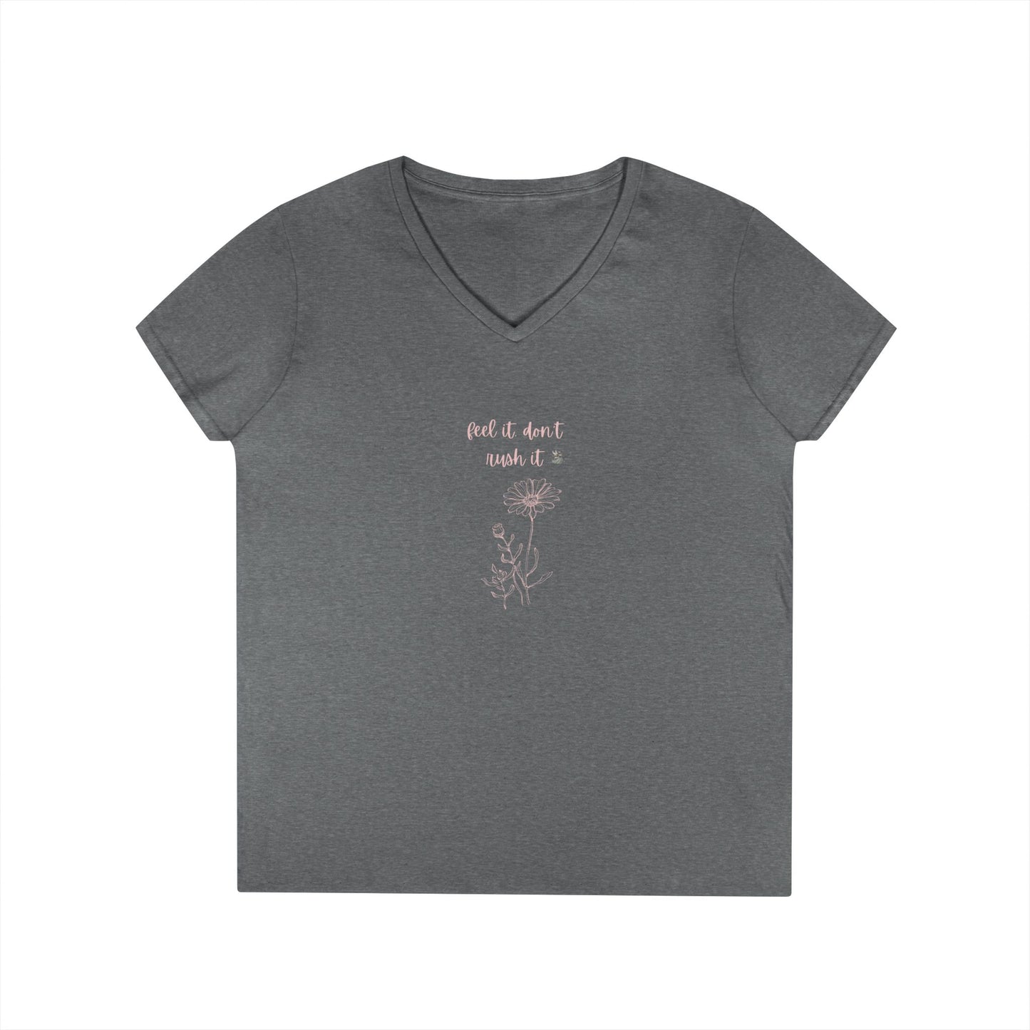 Chic Ladies' V-Neck T-Shirt, Casual Tee, Comfortable Fashion, Everyday Wear, Gift for Her, Summer Style