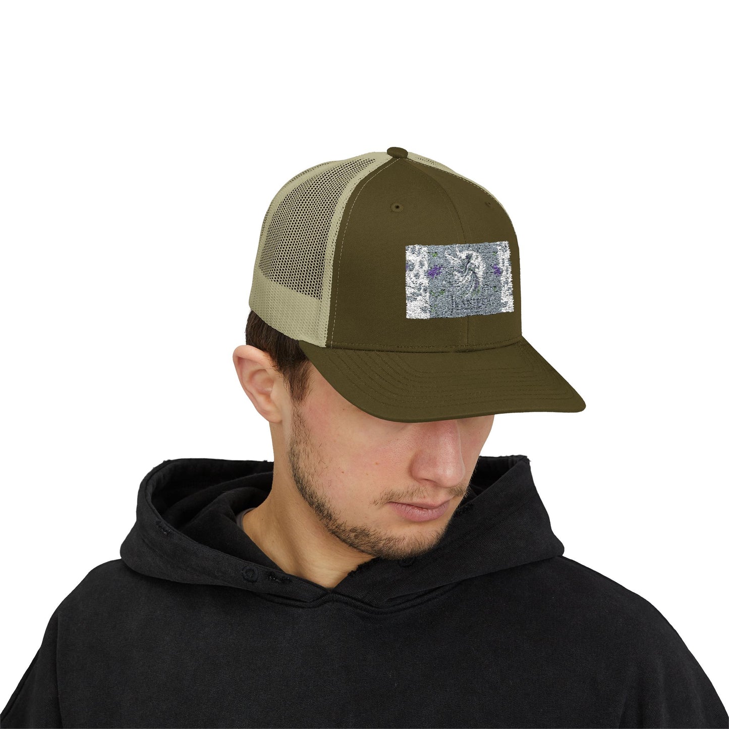 Trendy Snapback Trucker Cap with Unique Design, Casual Cap, Gift for Him/Her, Summer Accessory, Adjustable Hat, Streetwear Style
