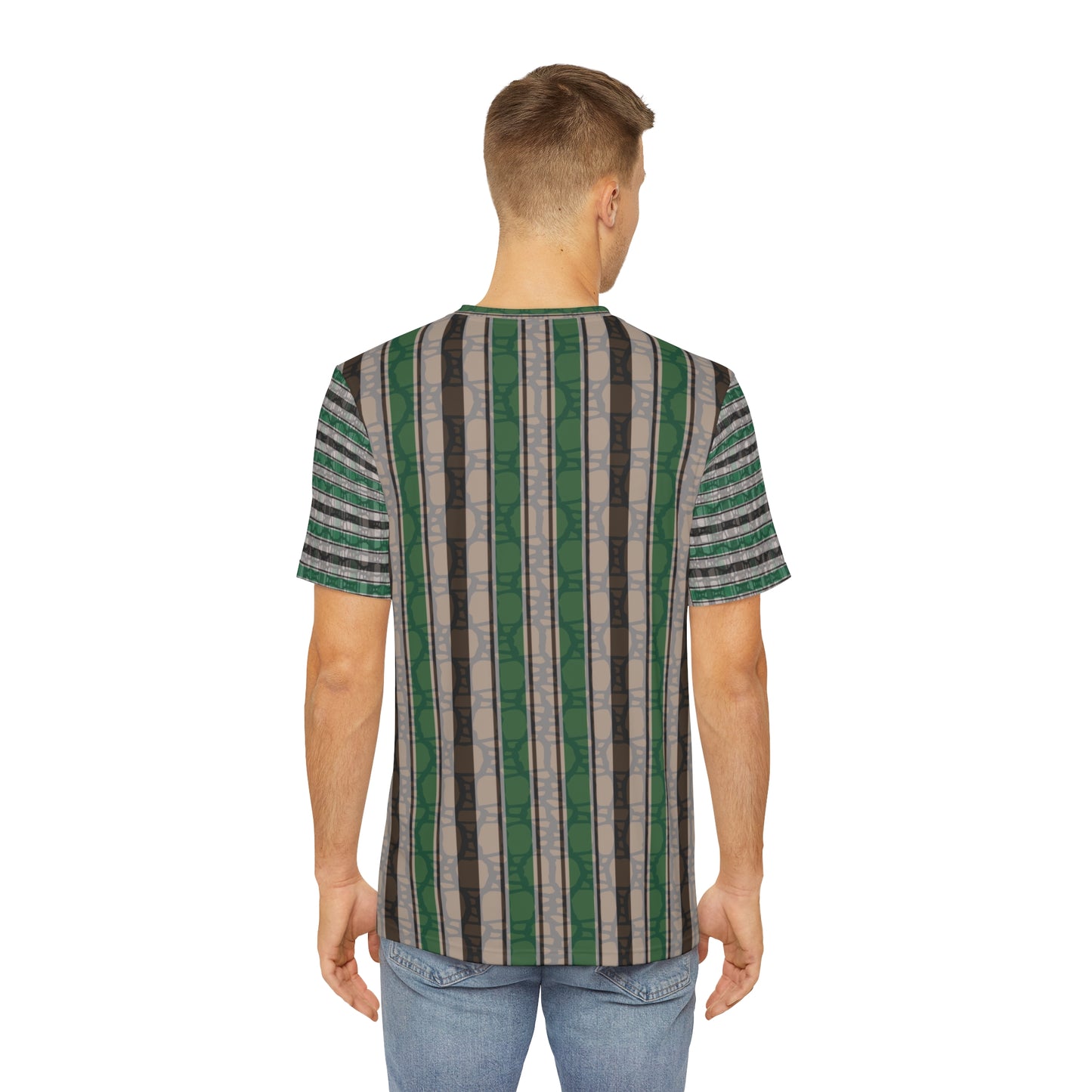 Men's AOP Tee, Stylish Casual Shirt, Perfect Gift for Him, Summer Wardrobe Essential, Unique Pattern Fashion Tee