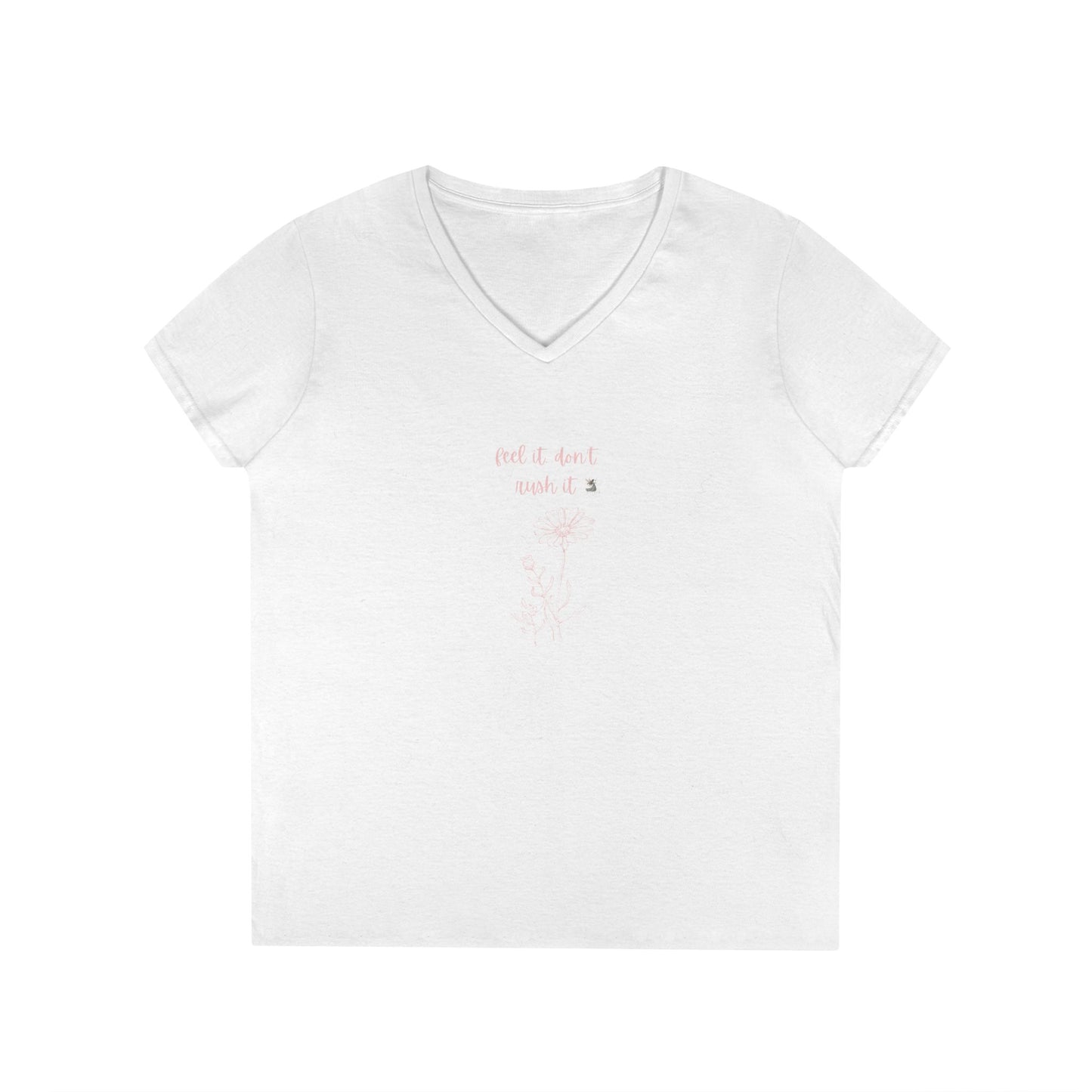 Chic Ladies' V-Neck T-Shirt, Casual Tee, Comfortable Fashion, Everyday Wear, Gift for Her, Summer Style
