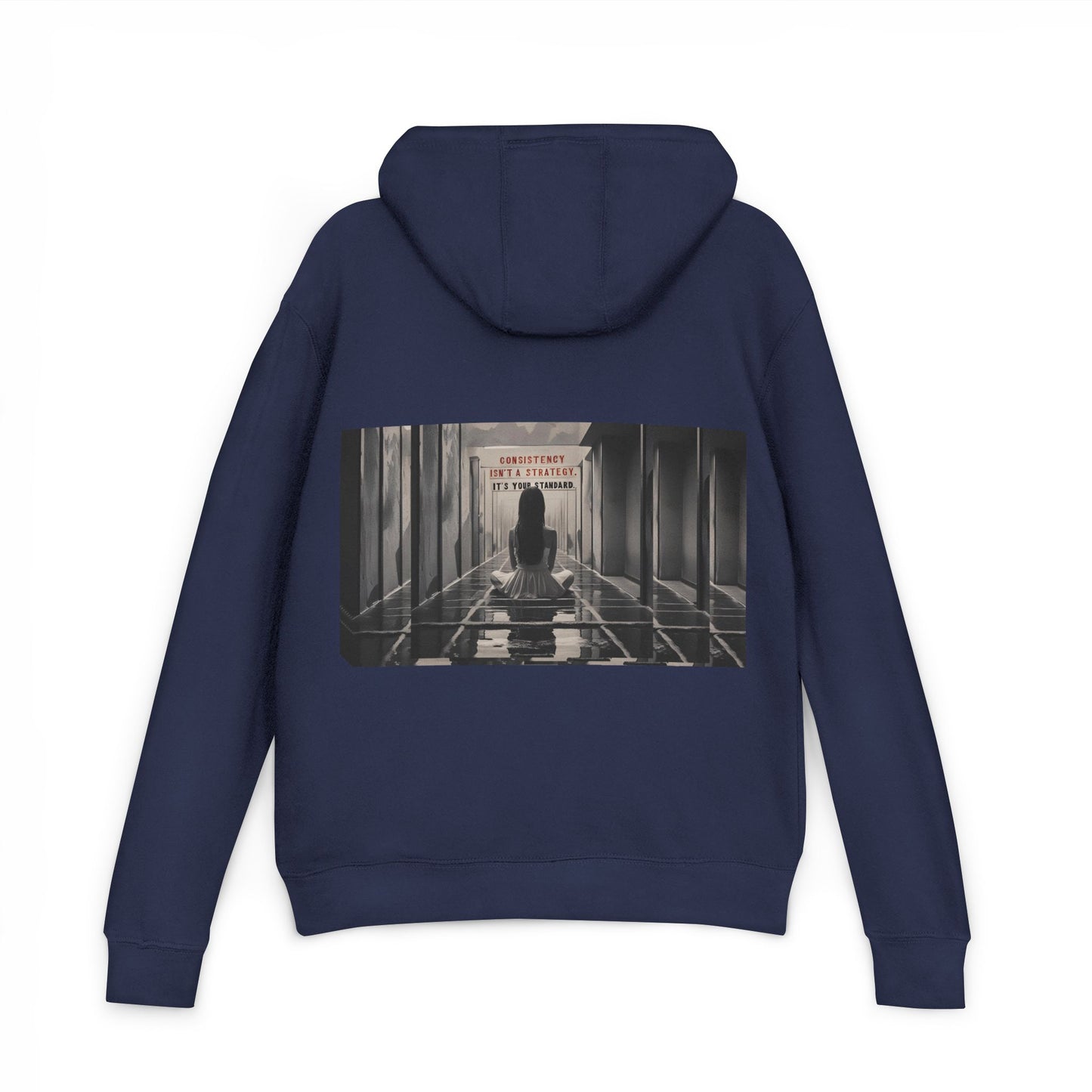 Chic Unisex French Terry Hoodie with Artistic Design, Cozy Streetwear, Ideal Gift for Art Lovers, Stylish Everyday Wear, Perfect for Autumn