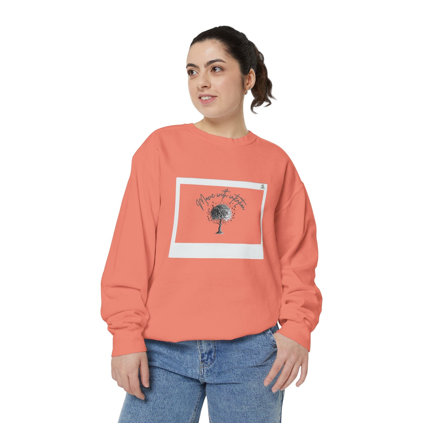 Cozy Garment-Dyed Sweatshirt, Inspirational Sweatshirt, Unisex Hoodie, Gift for Nature Lovers, Casual Everyday Wear, Motivational Apparel