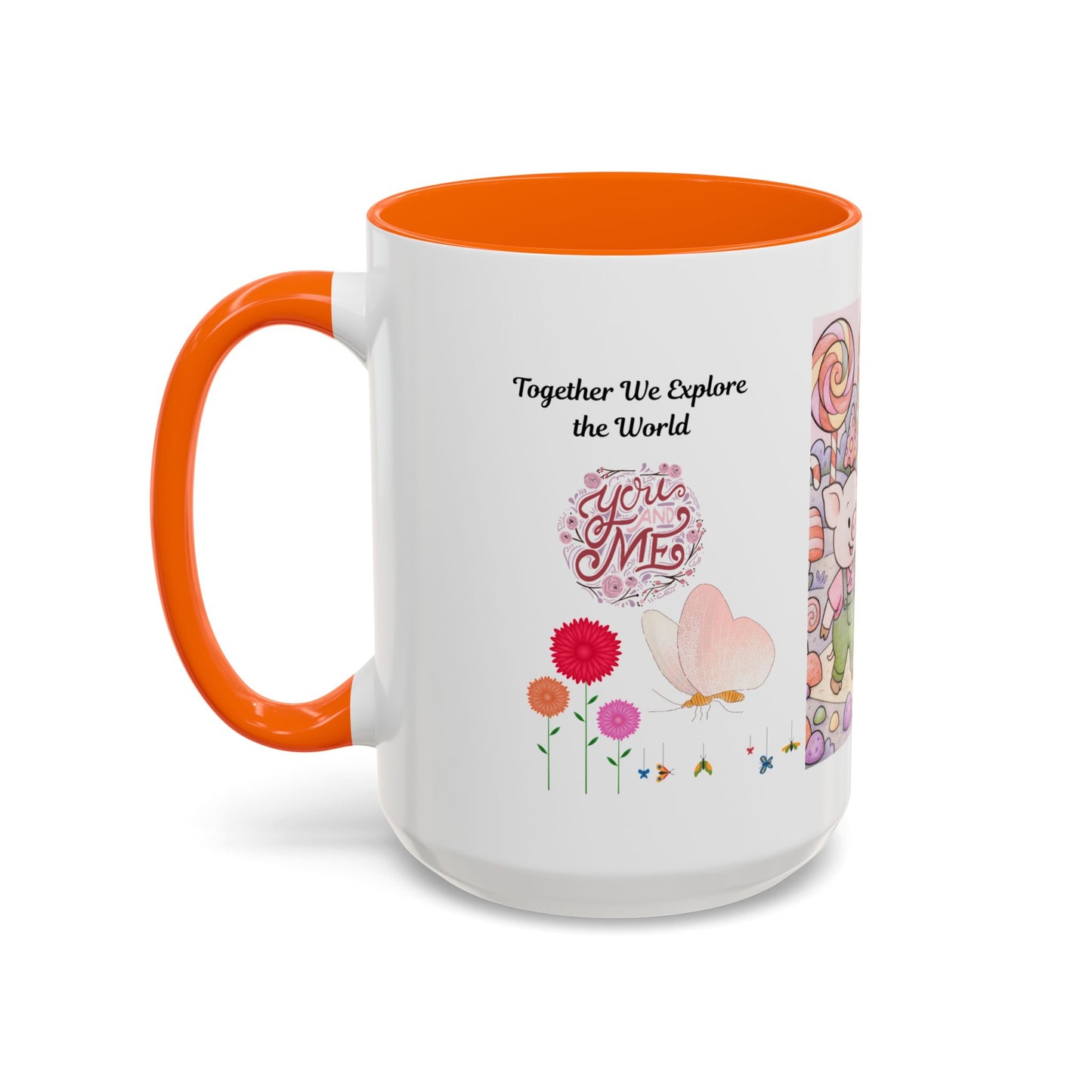 Cute Illustrative Coffee Mug for Kids, Whimsical Pig Design, Perfect Gift for Birthdays, Holidays, Tea Lovers, Home Decor