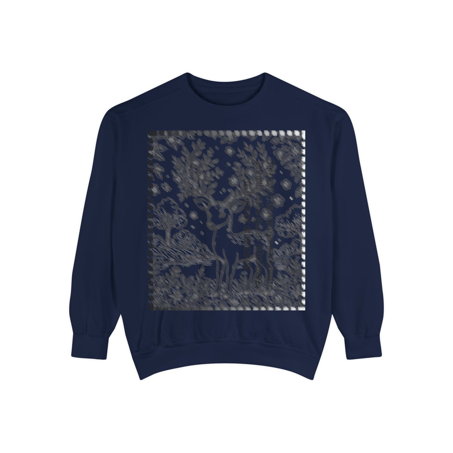 Stylish Unisex Sweatshirt with Deer Design, Cozy Autumn Loungewear, Gift for Him/Her, Perfect for Holidays, Nature Lovers