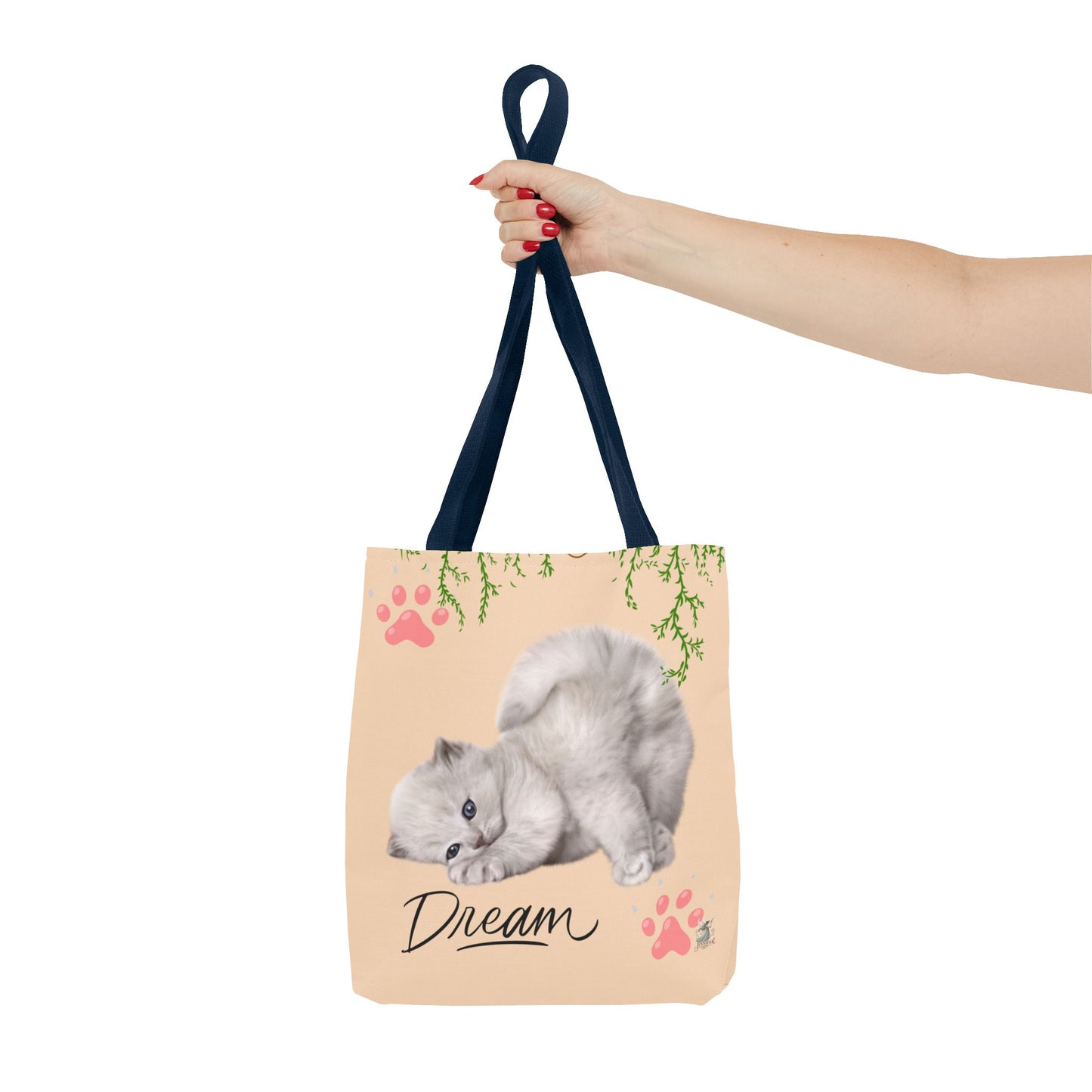 Dreamy Cat Tote Bag | Cute Pet Lover Gift | Stylish Eco-Friendly Tote | Paws & Whiskers Design | Everyday Use, Beach Bag, Shopping Bag