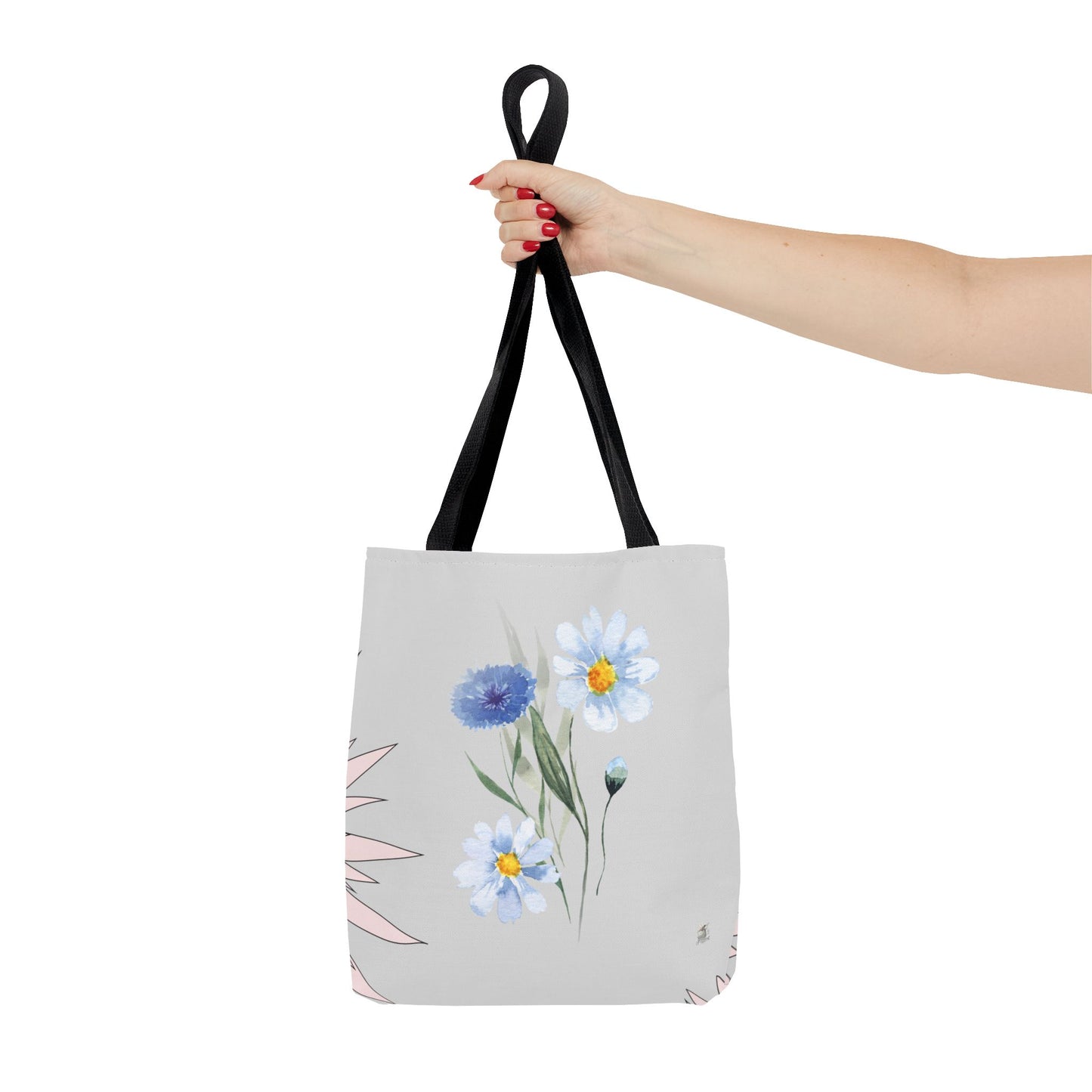 Charming Floral & Cute Bird Tote Bag, Eco-Friendly Shopping Bag, Great for Casual Outings, Gifts for Nature Lovers, Spring Accessories