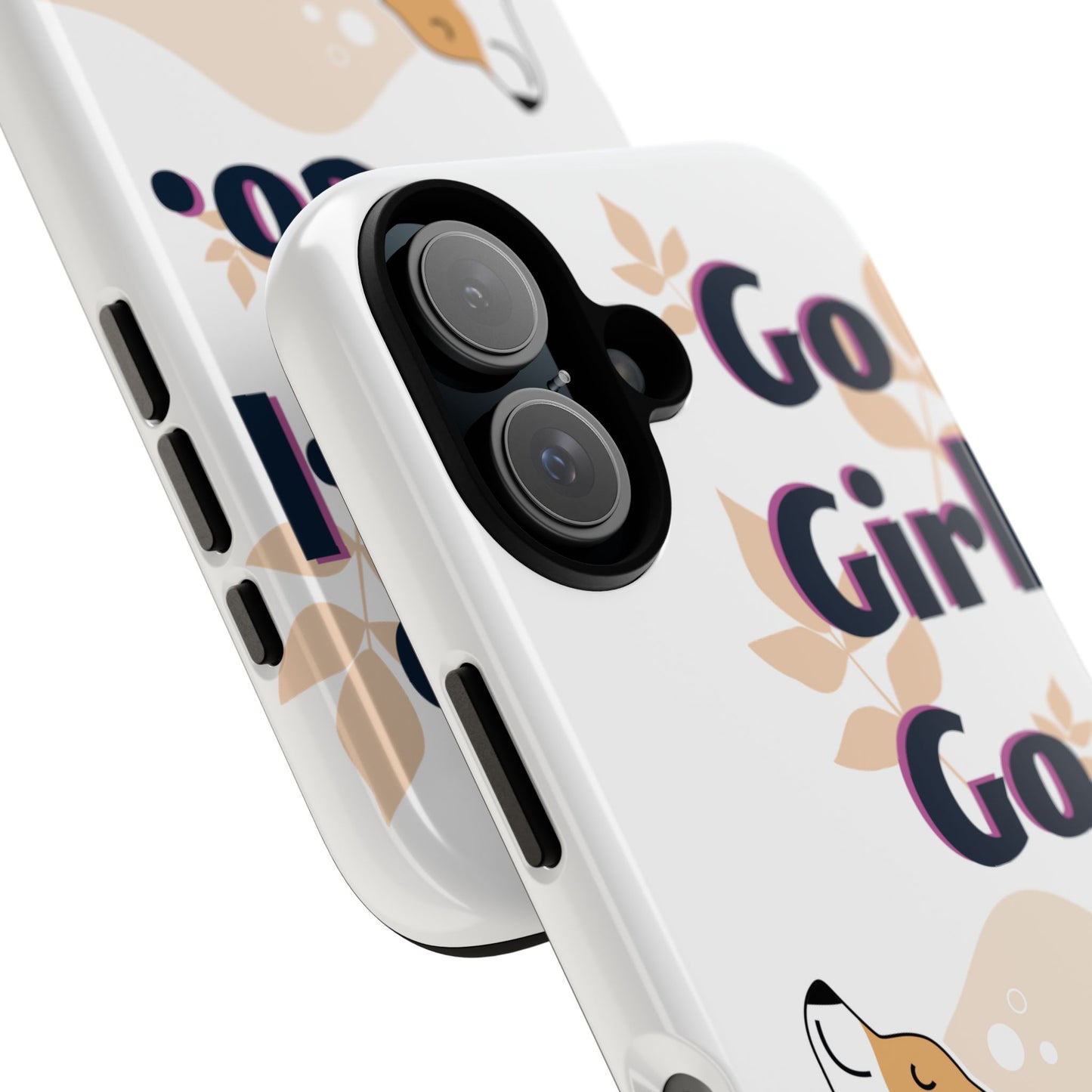 Corgi Motivational Phone Case | Tough Cases, Cute Dog Lovers Gift, Go Girl Go, Pet Owner Accessories, Animal-Themed Phone Cover