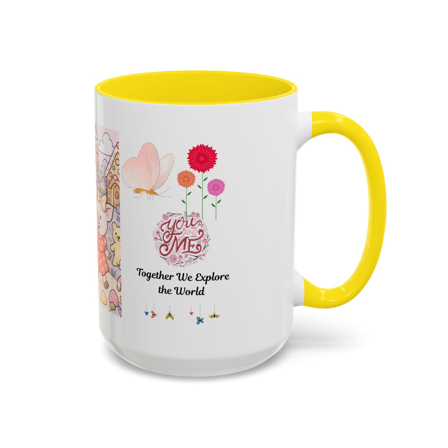 Cute Illustrative Coffee Mug for Kids, Whimsical Pig Design, Perfect Gift for Birthdays, Holidays, Tea Lovers, Home Decor