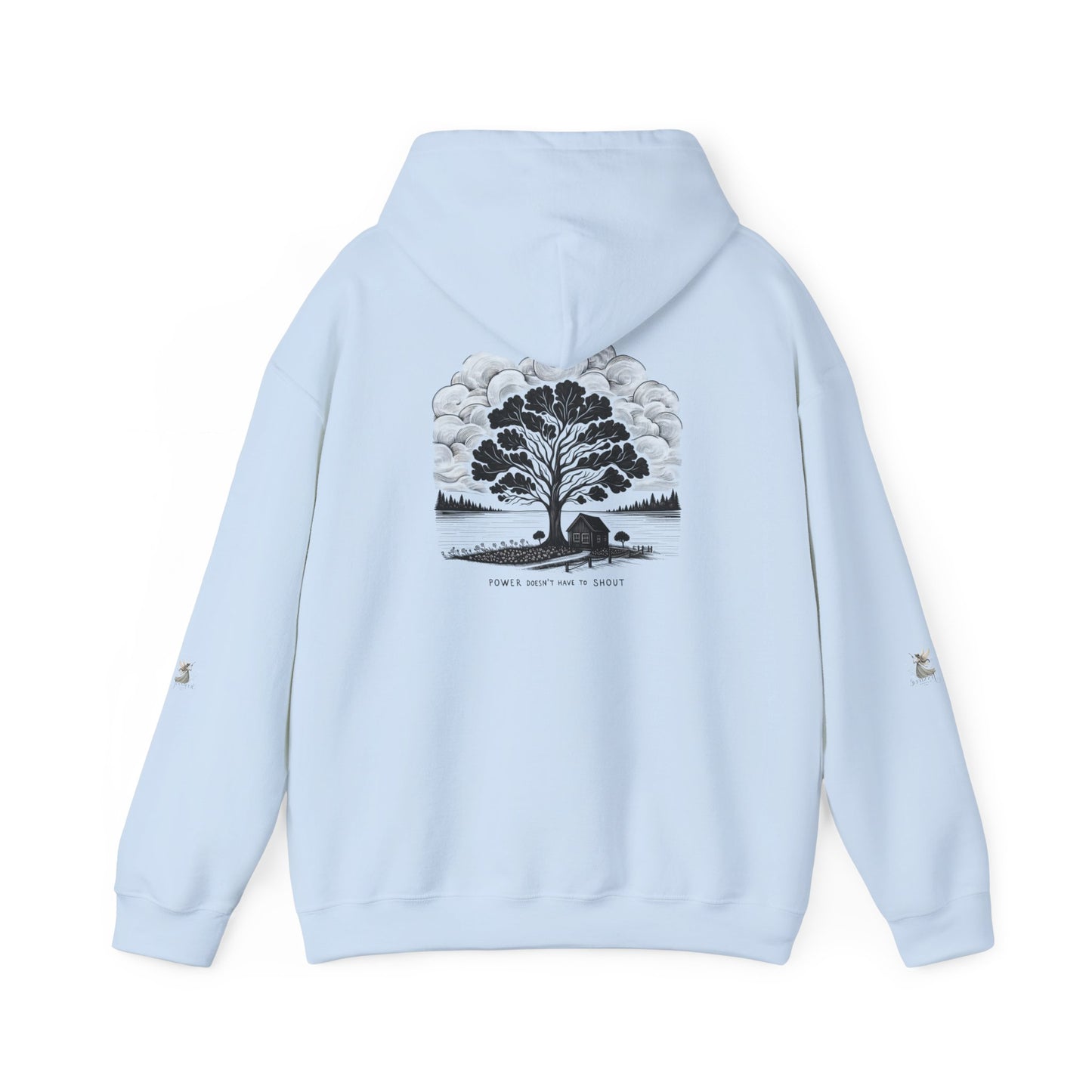 Nature-Inspired Hooded Sweatshirt | Ideal for Nature Lovers, Cozy Fall Wear, Gifts for Friends, Eco-Friendly Fashion