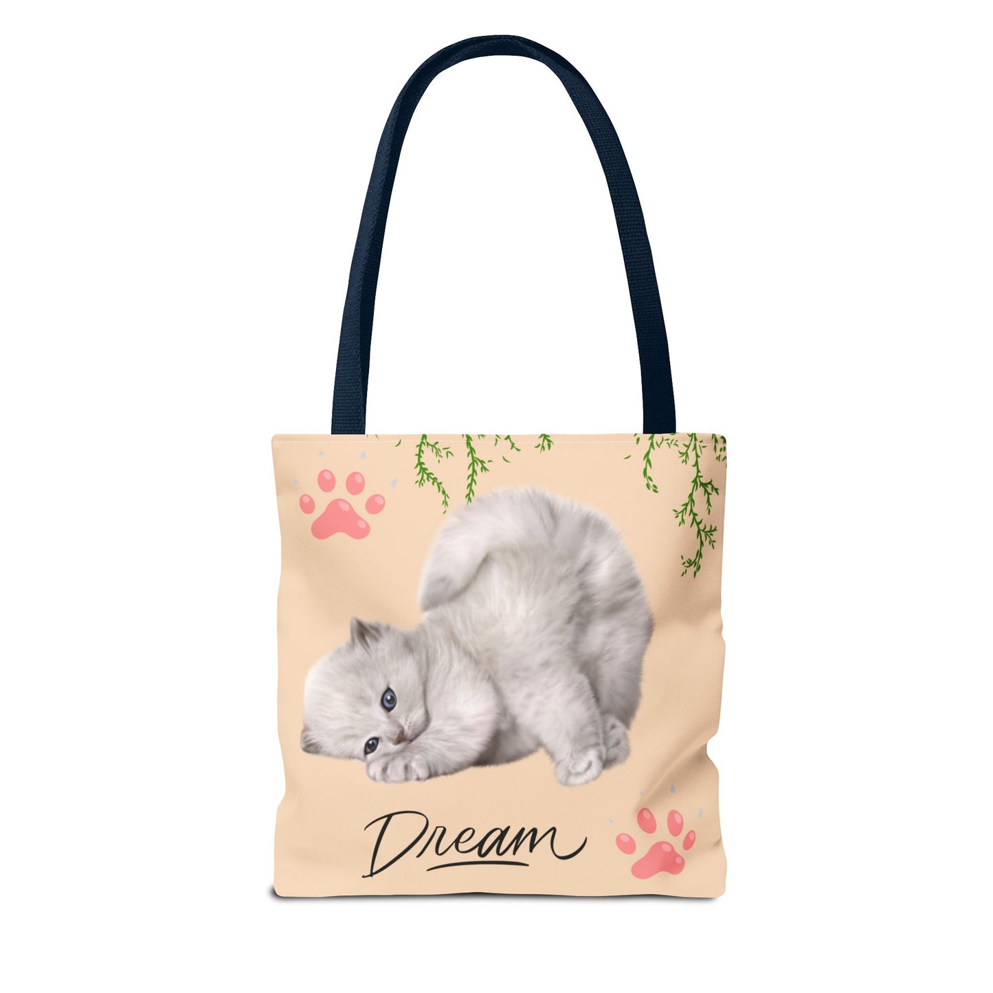 Dreamy Cat Tote Bag | Cute Pet Lover Gift | Stylish Eco-Friendly Tote | Paws & Whiskers Design | Everyday Use, Beach Bag, Shopping Bag