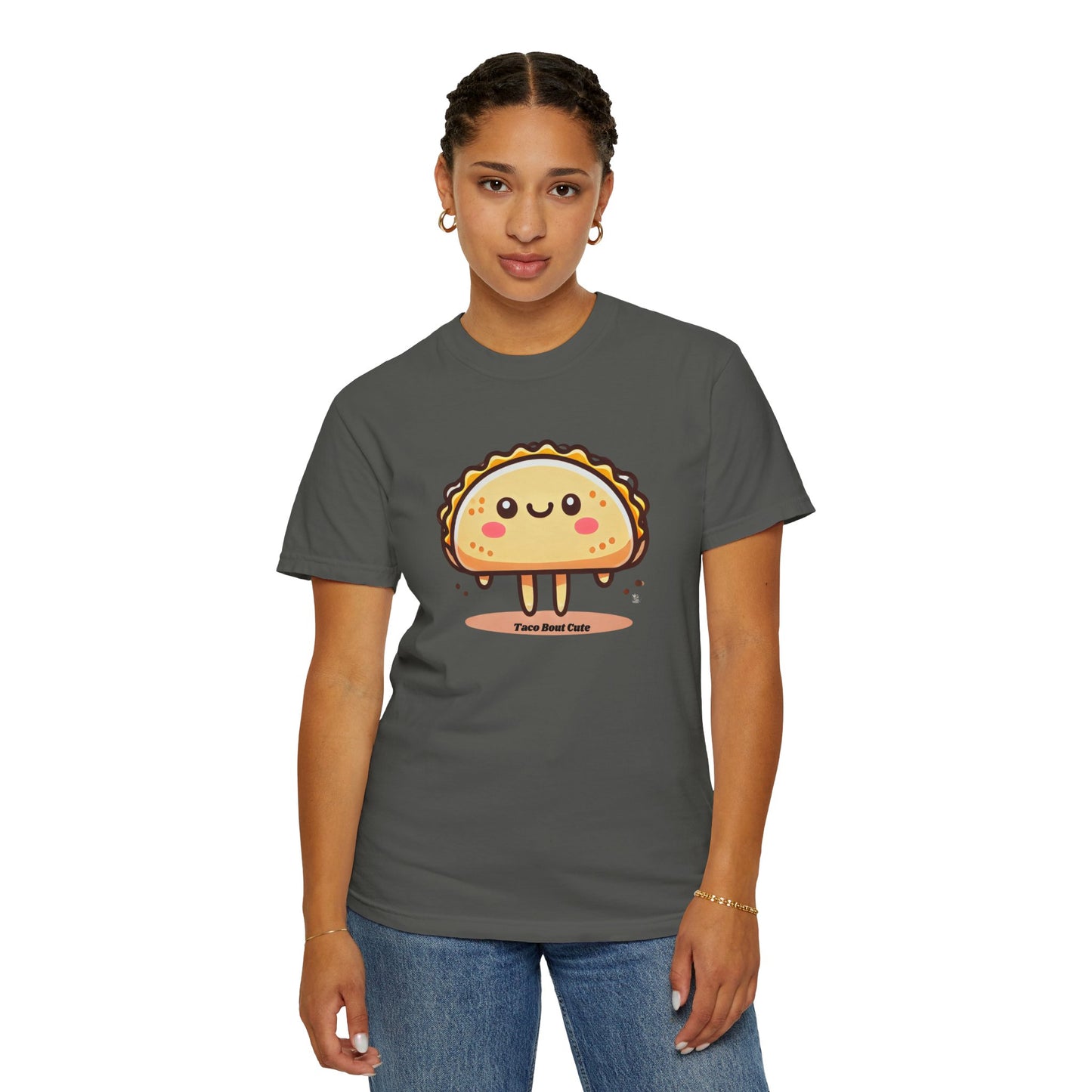 Cute Taco Graphic Tee, Unisex T-shirt, Foodie Gift, Valentine's Day Top, Casual Wear, Fun Snack Outfit