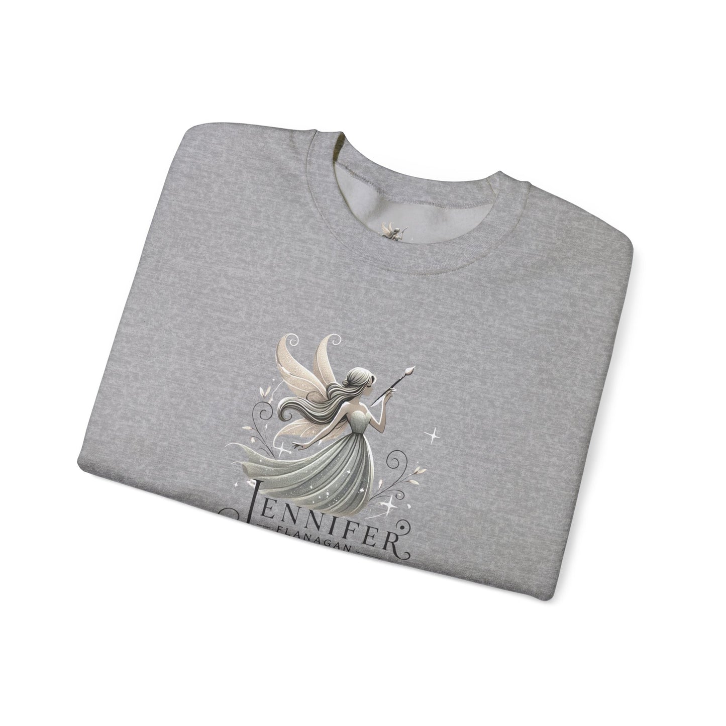 Whimsical Fairy Sweatshirt, Personalized Gift, Cozy Unisex Crewneck, Fantasy Themed Apparel, Unique Artwear, Perfect for Birthdays
