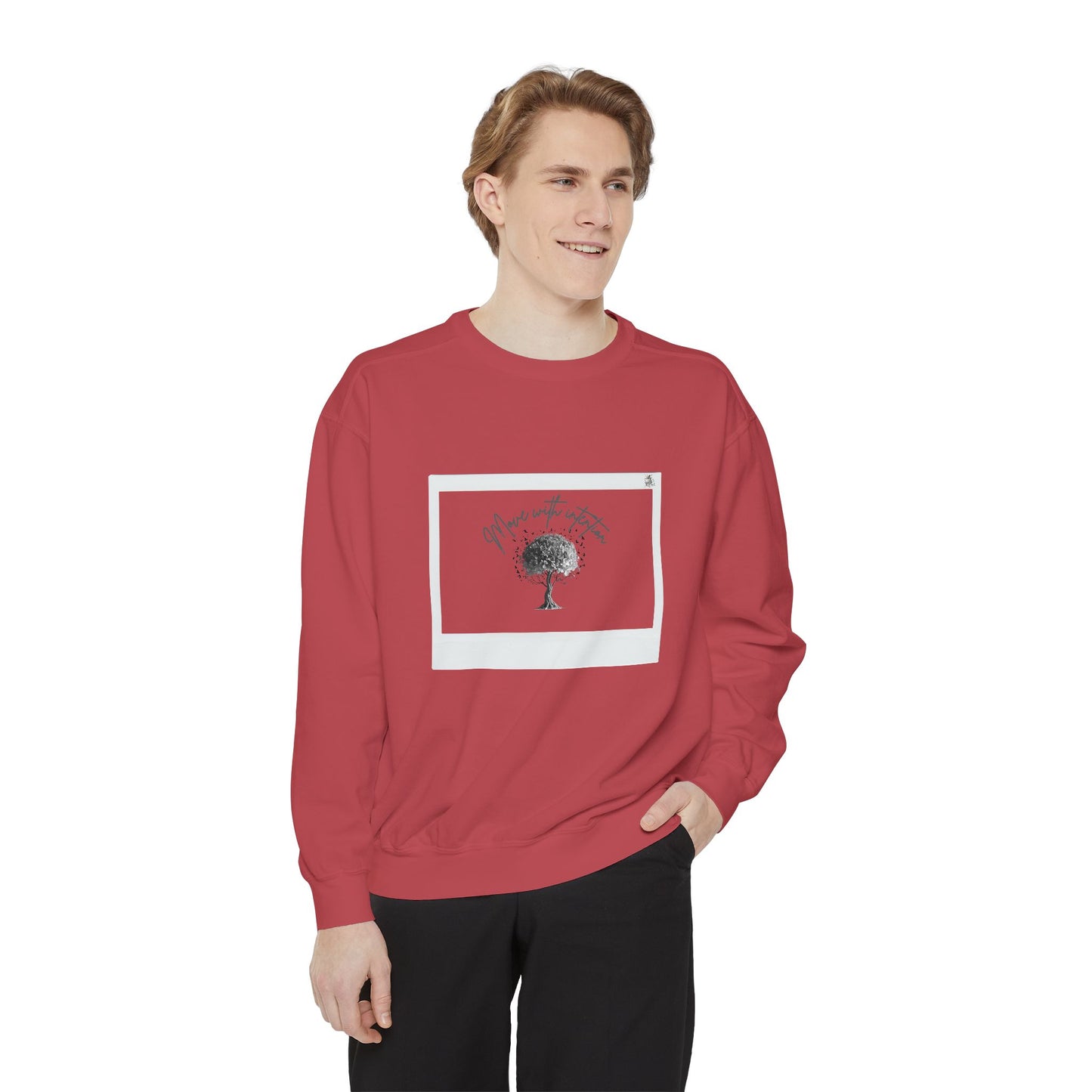 Cozy Garment-Dyed Sweatshirt, Inspirational Sweatshirt, Unisex Hoodie, Gift for Nature Lovers, Casual Everyday Wear, Motivational Apparel