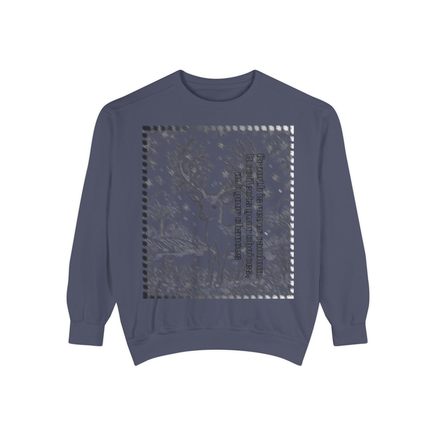 Stylish Unisex Sweatshirt with Deer Design, Cozy Autumn Loungewear, Gift for Him/Her, Perfect for Holidays, Nature Lovers