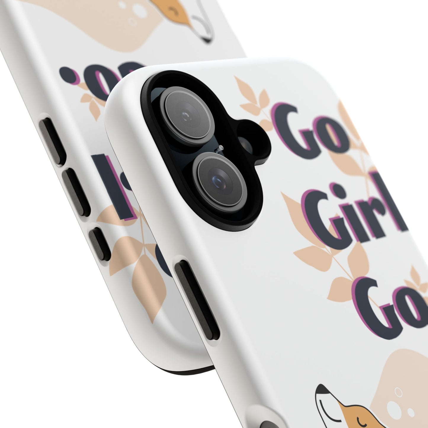 Corgi Motivational Phone Case | Tough Cases, Cute Dog Lovers Gift, Go Girl Go, Pet Owner Accessories, Animal-Themed Phone Cover