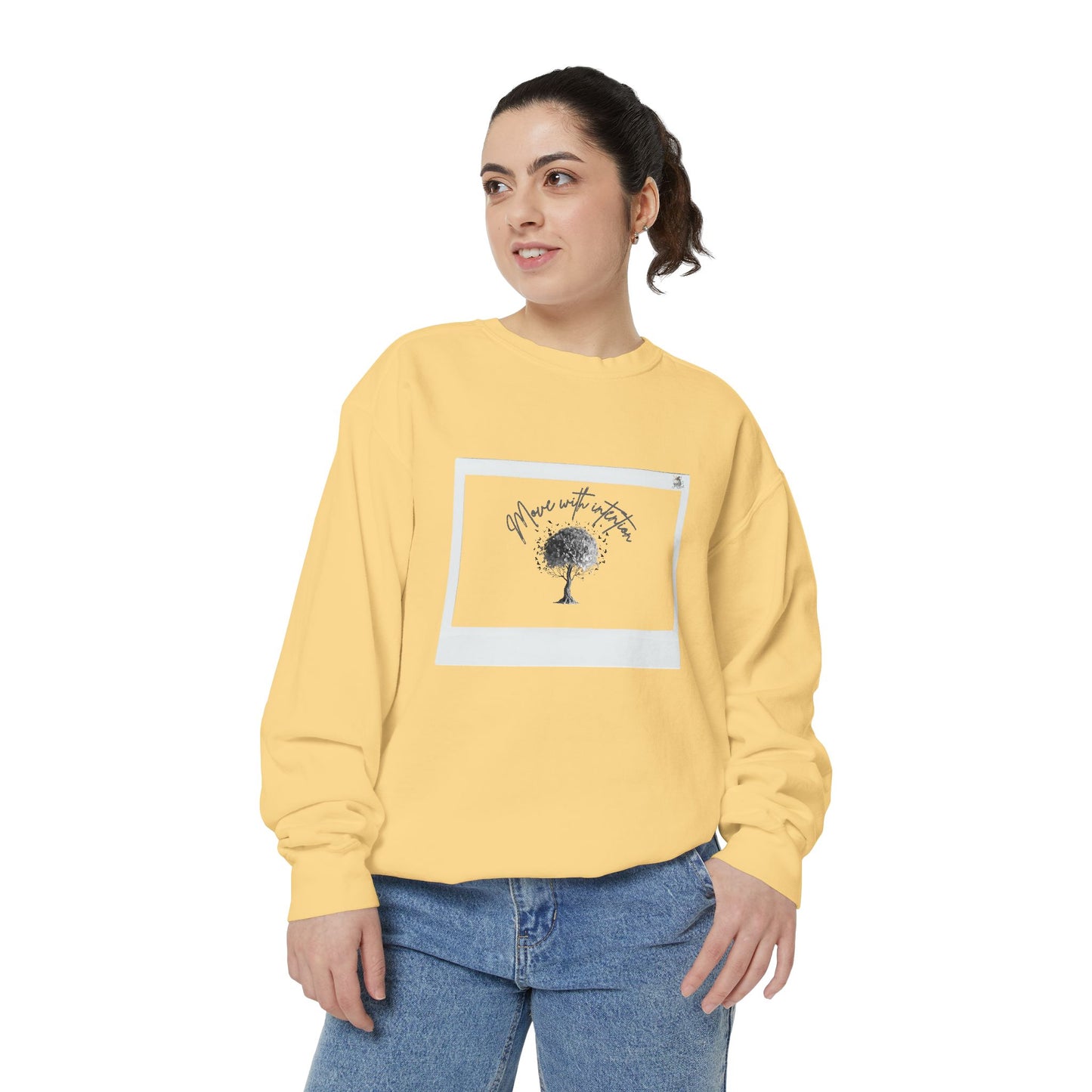 Cozy Garment-Dyed Sweatshirt, Inspirational Sweatshirt, Unisex Hoodie, Gift for Nature Lovers, Casual Everyday Wear, Motivational Apparel