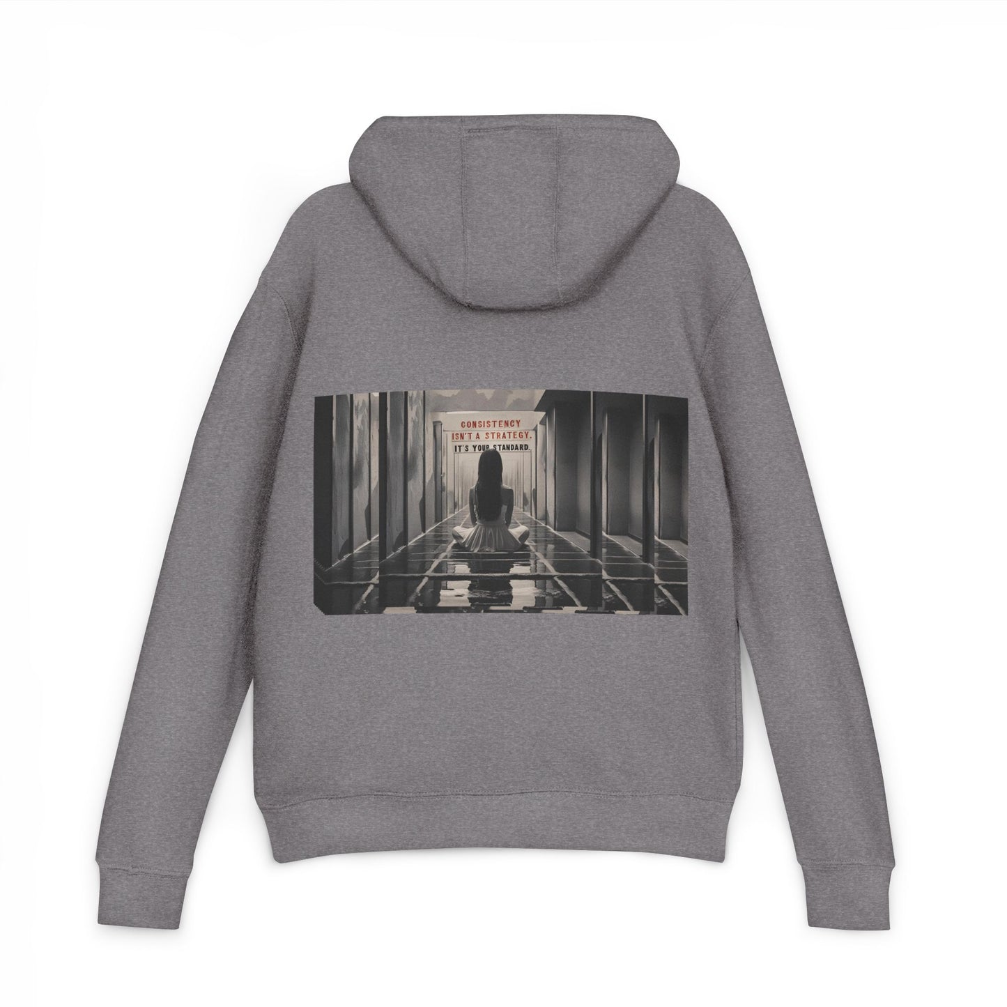 Chic Unisex French Terry Hoodie with Artistic Design, Cozy Streetwear, Ideal Gift for Art Lovers, Stylish Everyday Wear, Perfect for Autumn