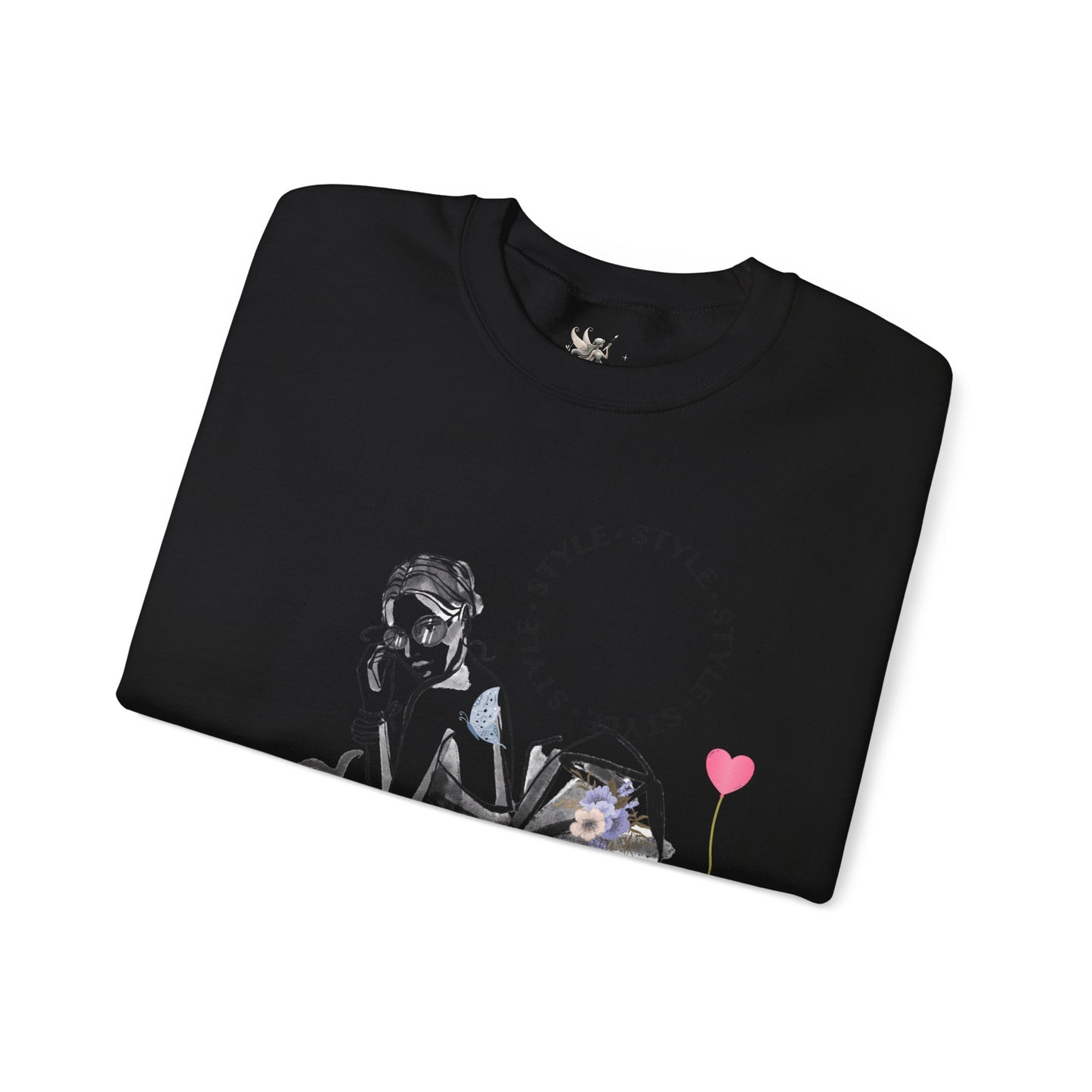 Chic Fashionista Crewneck Sweatshirt, Cozy Gift for Her, Perfect for Fashion Lovers, Trendy Sweatshirt, Stylish Casual Wear