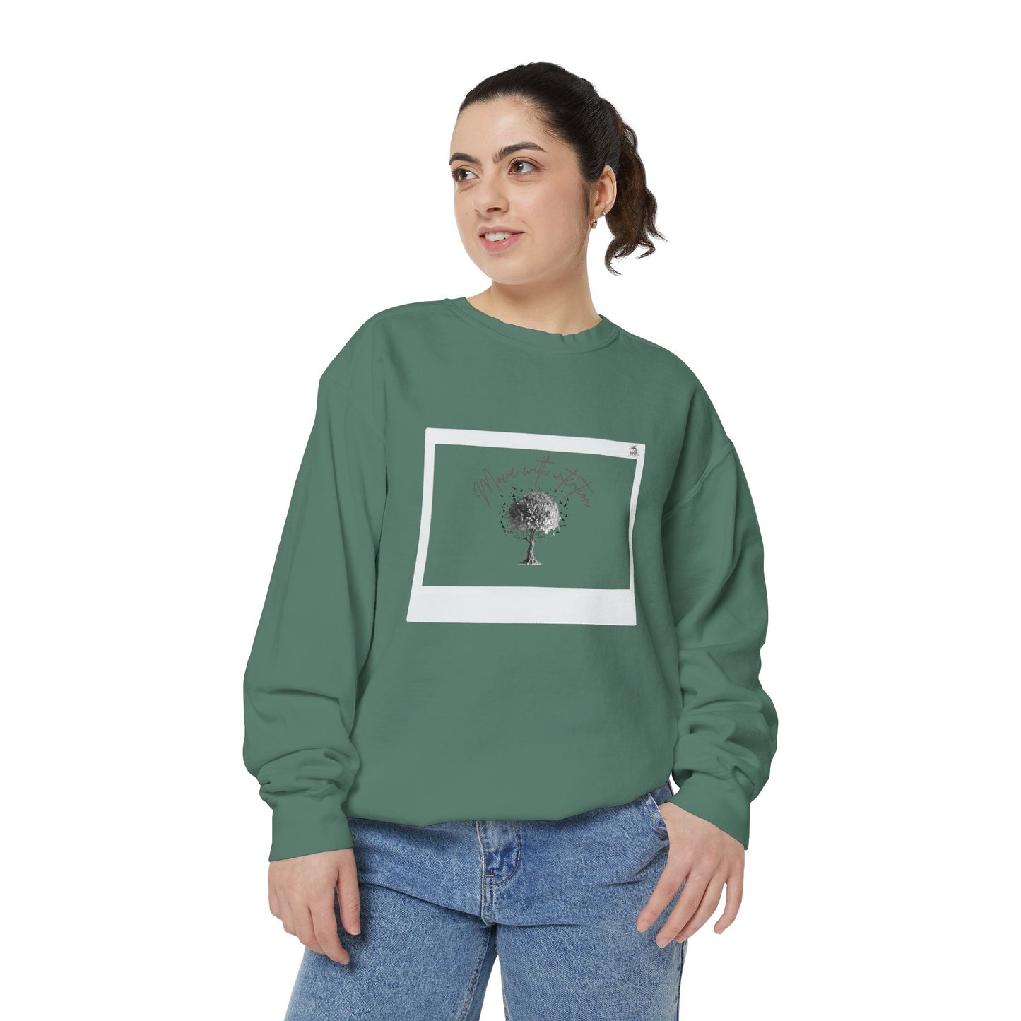 Cozy Garment-Dyed Sweatshirt, Inspirational Sweatshirt, Unisex Hoodie, Gift for Nature Lovers, Casual Everyday Wear, Motivational Apparel