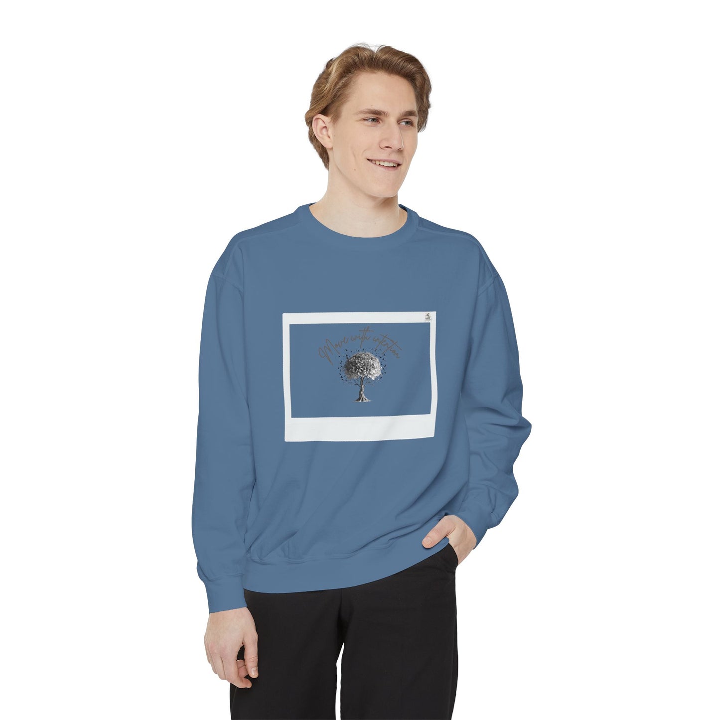 Cozy Garment-Dyed Sweatshirt, Inspirational Sweatshirt, Unisex Hoodie, Gift for Nature Lovers, Casual Everyday Wear, Motivational Apparel