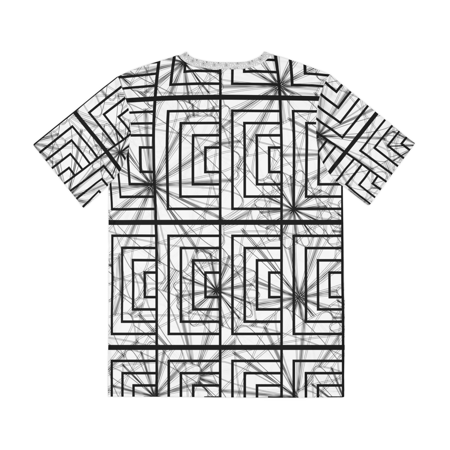Stylish Abstract Floral Tee for Men, Casual Wear, Unique Gift, Graphic Tee, Summer Fashion, Trendy Polyester Shirt