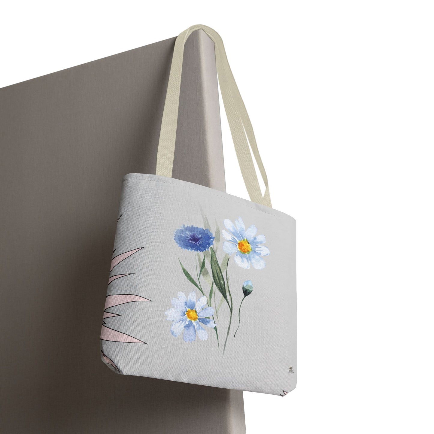Charming Floral & Cute Bird Tote Bag, Eco-Friendly Shopping Bag, Great for Casual Outings, Gifts for Nature Lovers, Spring Accessories
