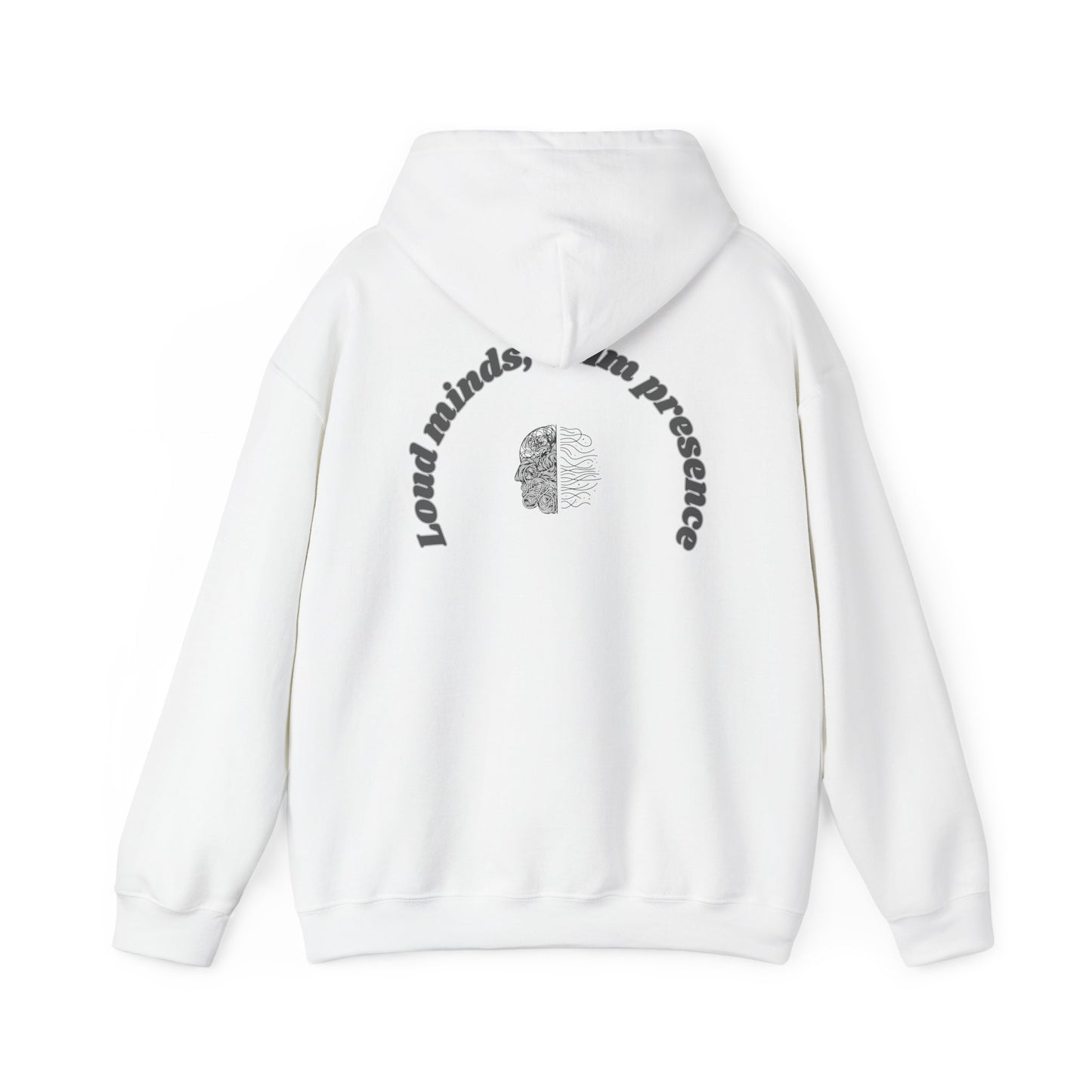 Calming Presence Hoodie - Unisex Heavy Blend™ Sweatshirt, Cozy Layer, Casual Wear, Mindfulness Gift, Relaxation Apparel
