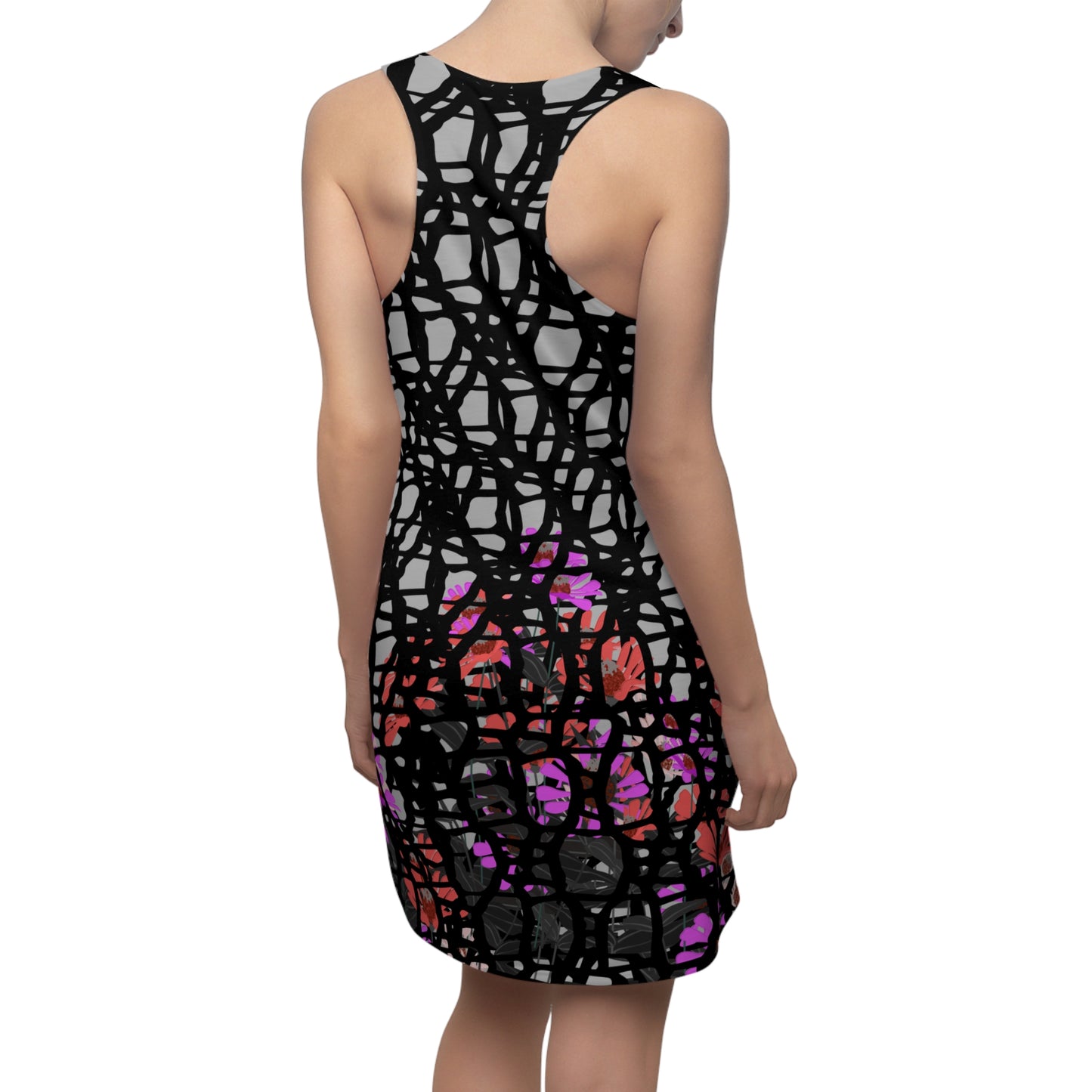 Stylish Women's Racerback Dress, Summer Fashion, Casual Dress, Party Outfit, Festival Wear, Unique Pattern Dress