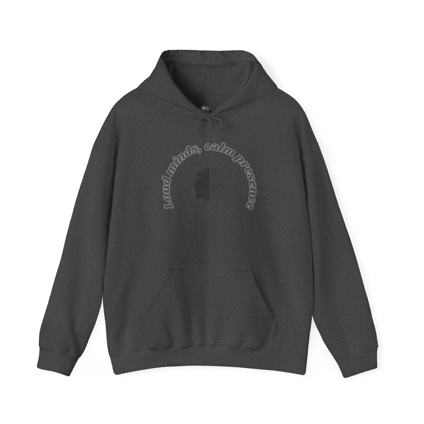 Calming Presence Hoodie - Unisex Heavy Blend™ Sweatshirt, Cozy Layer, Casual Wear, Mindfulness Gift, Relaxation Apparel