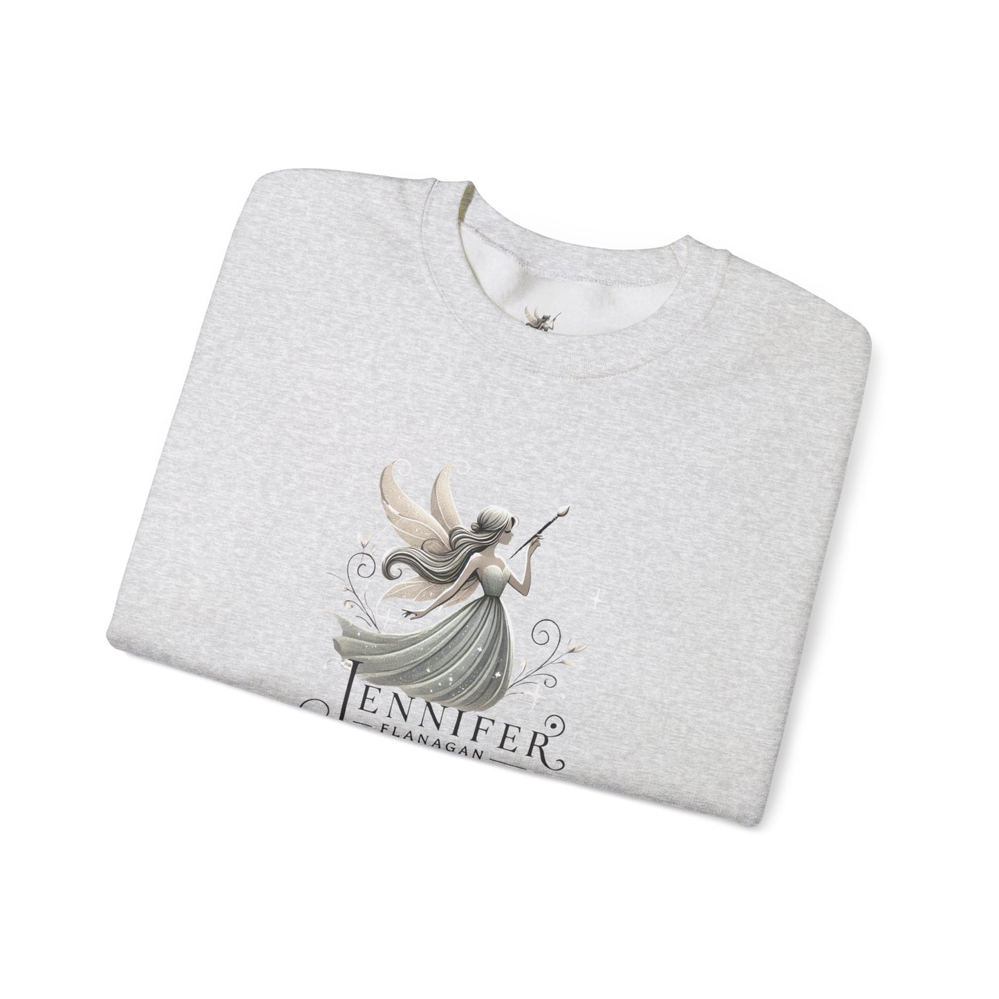 Whimsical Fairy Sweatshirt, Personalized Gift, Cozy Unisex Crewneck, Fantasy Themed Apparel, Unique Artwear, Perfect for Birthdays