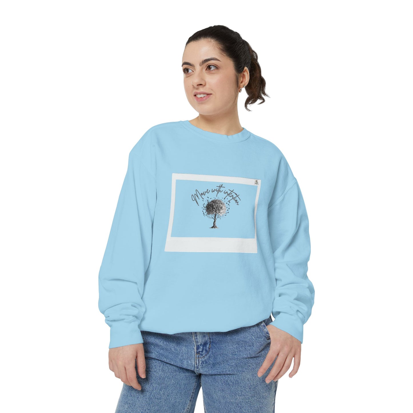 Cozy Garment-Dyed Sweatshirt, Inspirational Sweatshirt, Unisex Hoodie, Gift for Nature Lovers, Casual Everyday Wear, Motivational Apparel