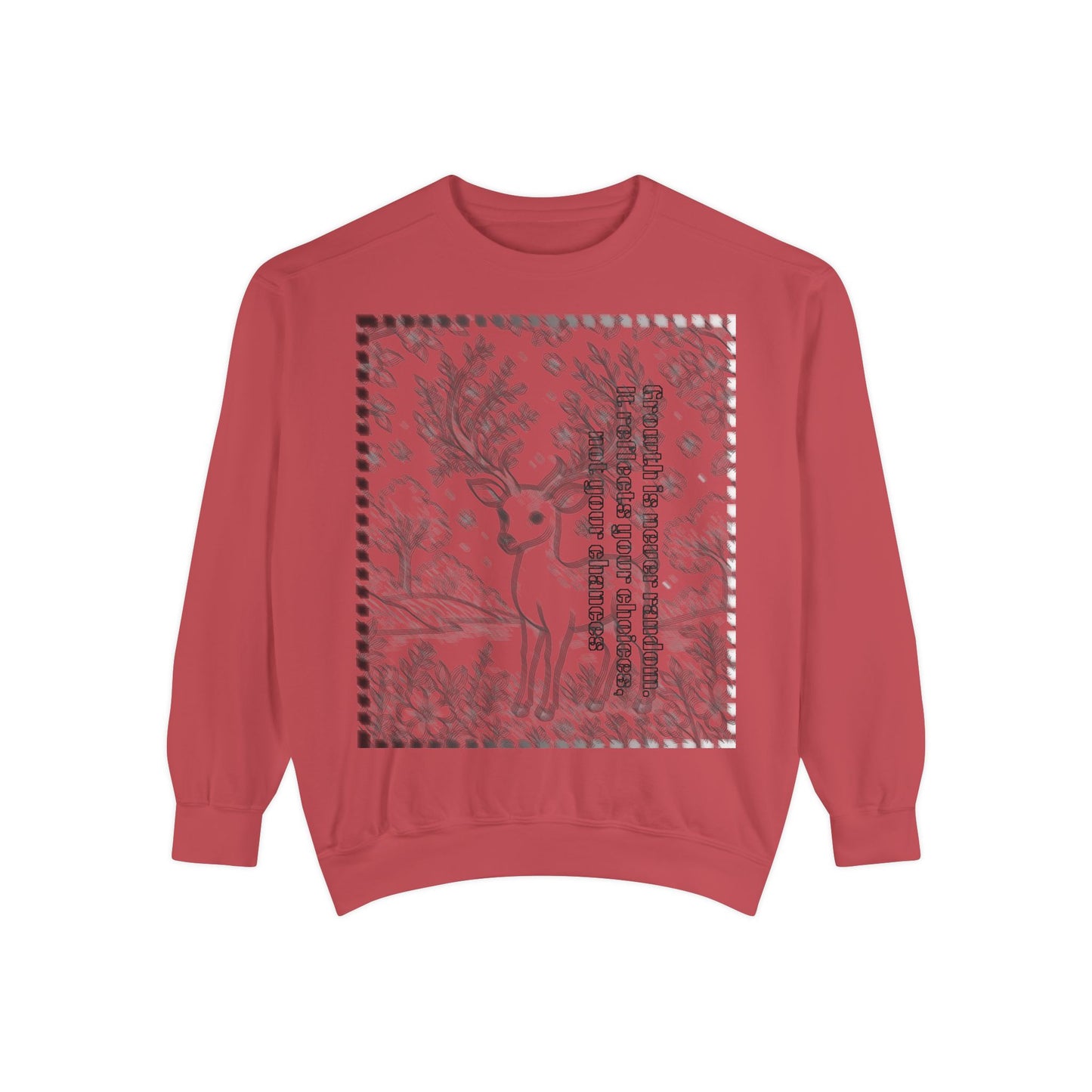 Stylish Unisex Sweatshirt with Deer Design, Cozy Autumn Loungewear, Gift for Him/Her, Perfect for Holidays, Nature Lovers
