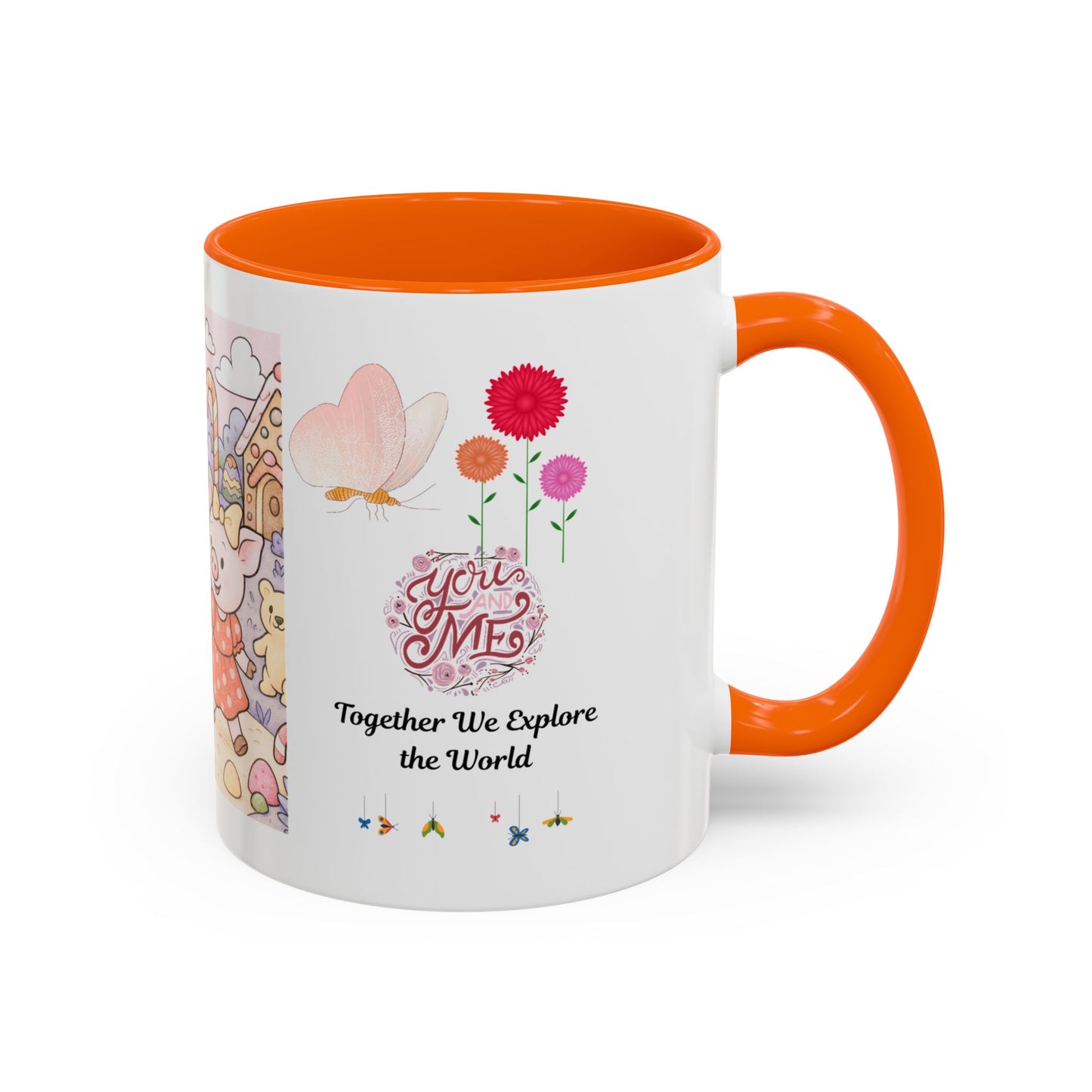 Cute Illustrative Coffee Mug for Kids, Whimsical Pig Design, Perfect Gift for Birthdays, Holidays, Tea Lovers, Home Decor
