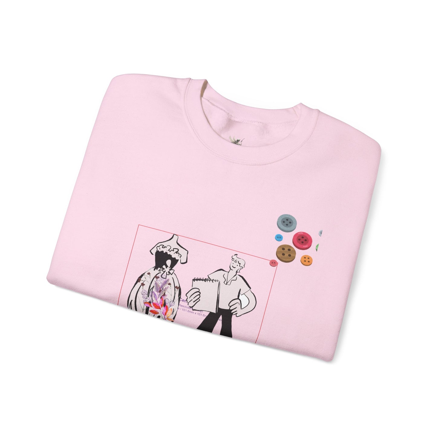 Chic Artistic Crewneck Sweatshirt - Unique Graphic Art, Cozy Gift for Art Lovers, Stylish Layering for Any Occasion, Trendy Sweatshirt