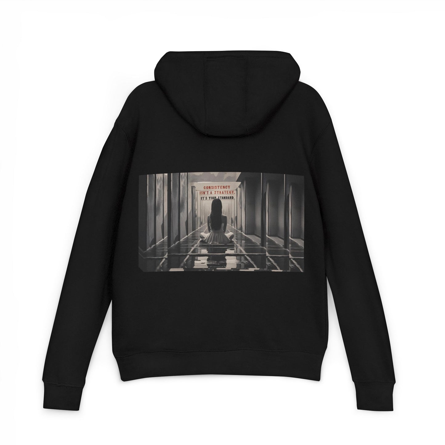 Chic Unisex French Terry Hoodie with Artistic Design, Cozy Streetwear, Ideal Gift for Art Lovers, Stylish Everyday Wear, Perfect for Autumn