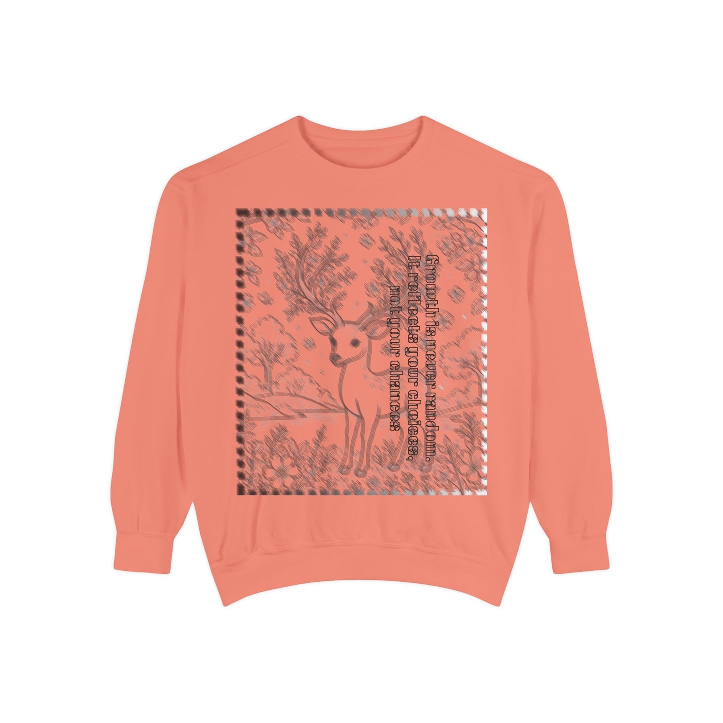 Stylish Unisex Sweatshirt with Deer Design, Cozy Autumn Loungewear, Gift for Him/Her, Perfect for Holidays, Nature Lovers