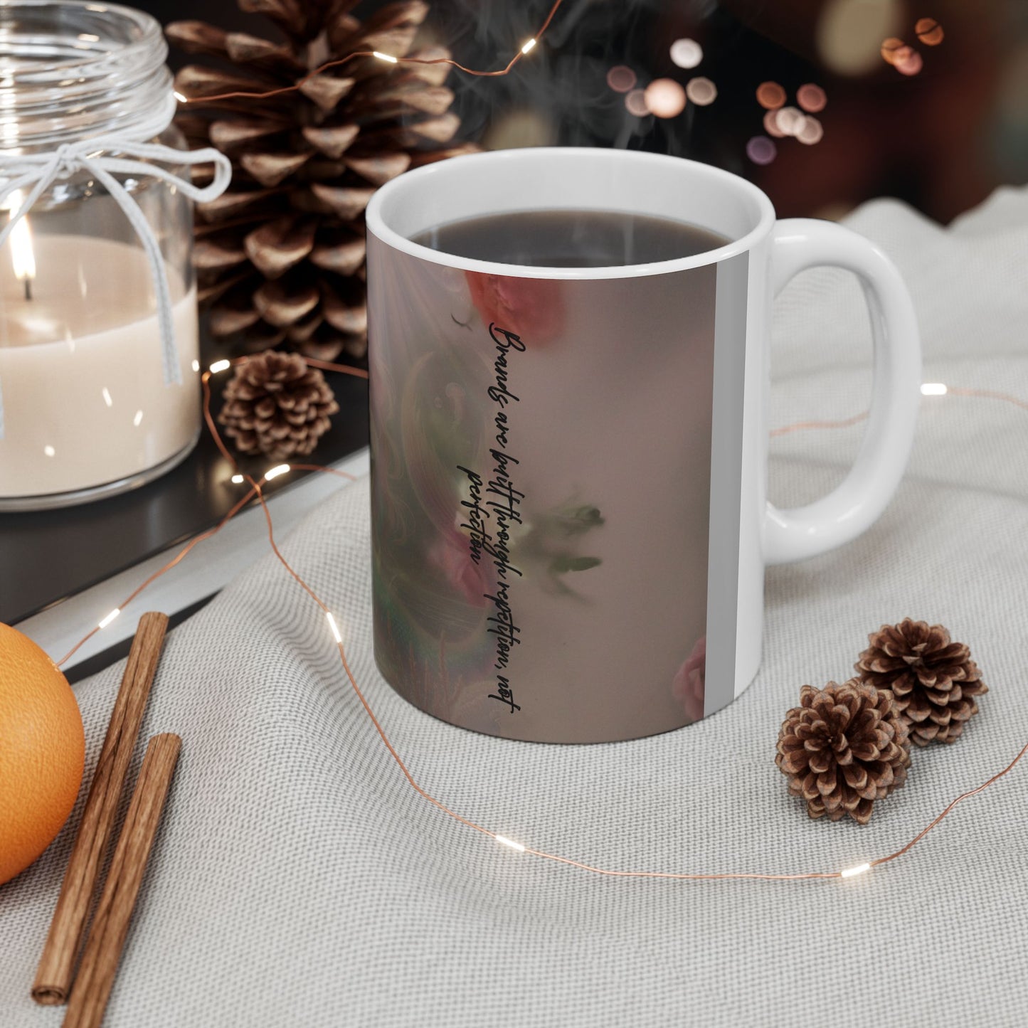 Elegant Mermaid Ceramic Mug - 11oz or 15oz, Whimsical Drinkware, Nautical Decor, Gift for Ocean Lovers, Fantasy Collection, Unique Homeware