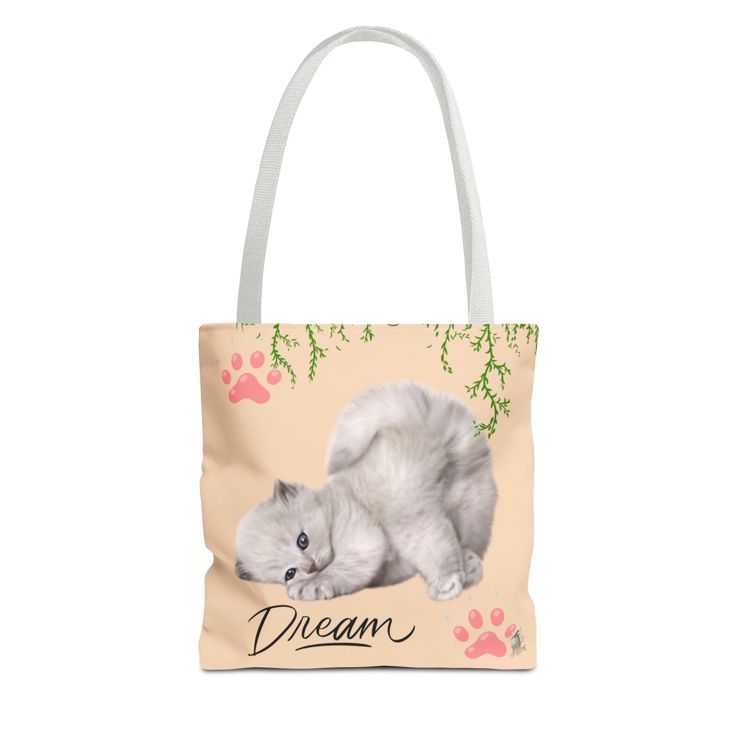 Dreamy Cat Tote Bag | Cute Pet Lover Gift | Stylish Eco-Friendly Tote | Paws & Whiskers Design | Everyday Use, Beach Bag, Shopping Bag