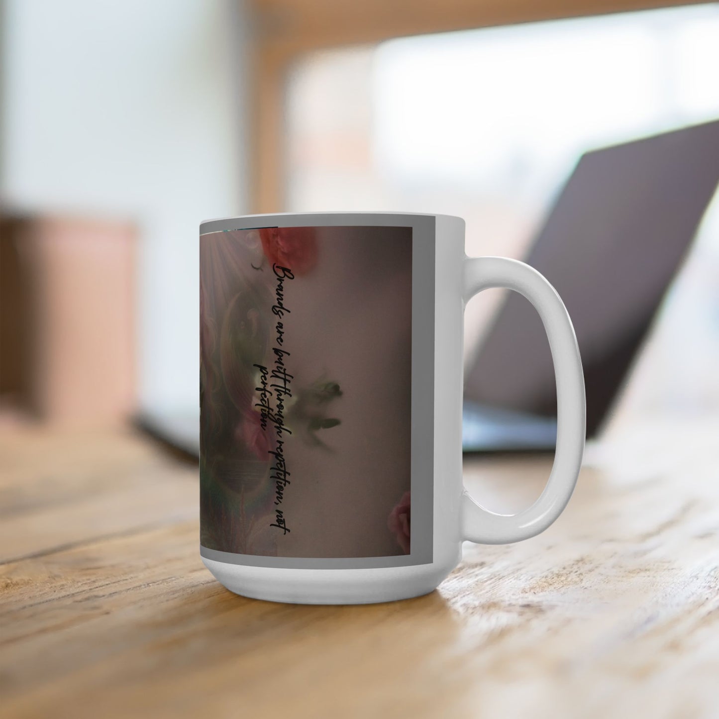 Elegant Mermaid Ceramic Mug - 11oz or 15oz, Whimsical Drinkware, Nautical Decor, Gift for Ocean Lovers, Fantasy Collection, Unique Homeware