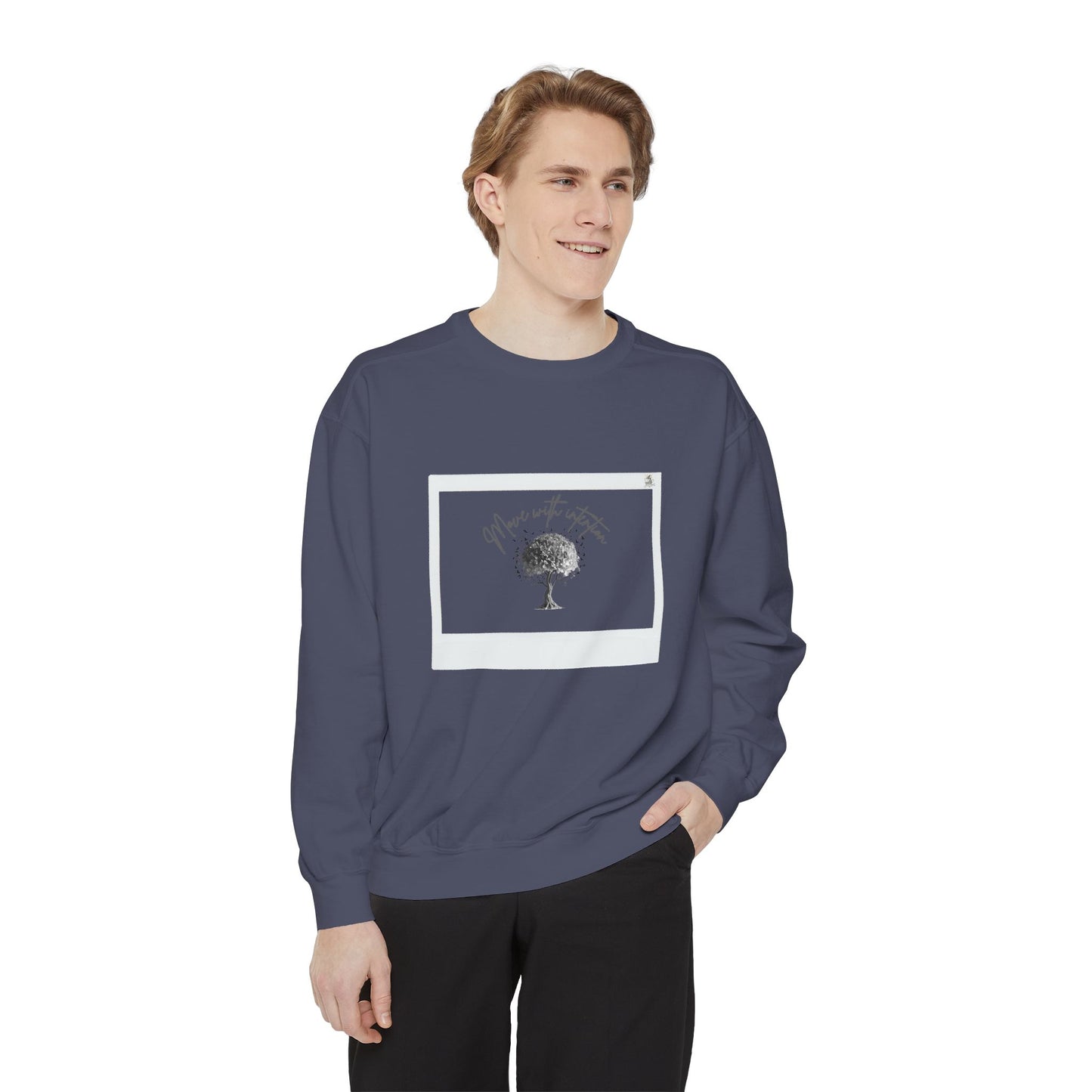 Cozy Garment-Dyed Sweatshirt, Inspirational Sweatshirt, Unisex Hoodie, Gift for Nature Lovers, Casual Everyday Wear, Motivational Apparel