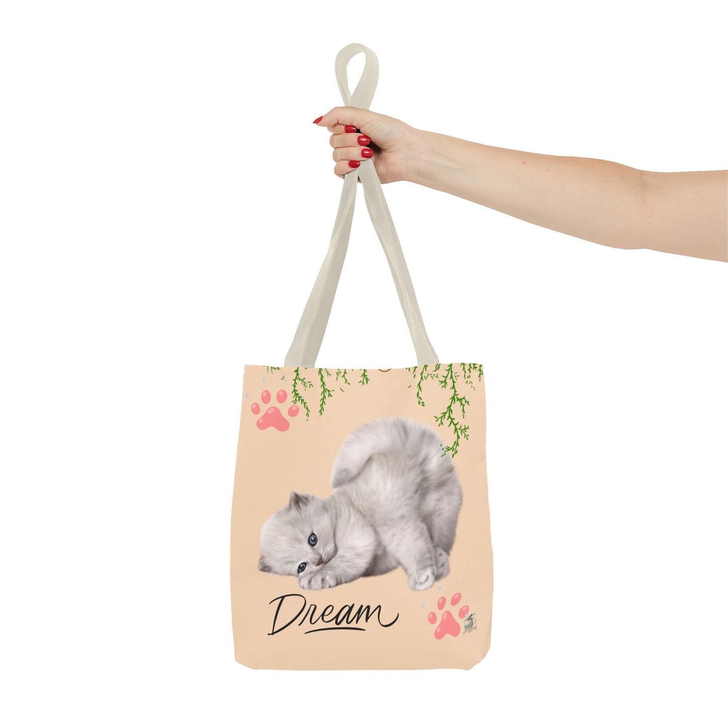 Dreamy Cat Tote Bag | Cute Pet Lover Gift | Stylish Eco-Friendly Tote | Paws & Whiskers Design | Everyday Use, Beach Bag, Shopping Bag